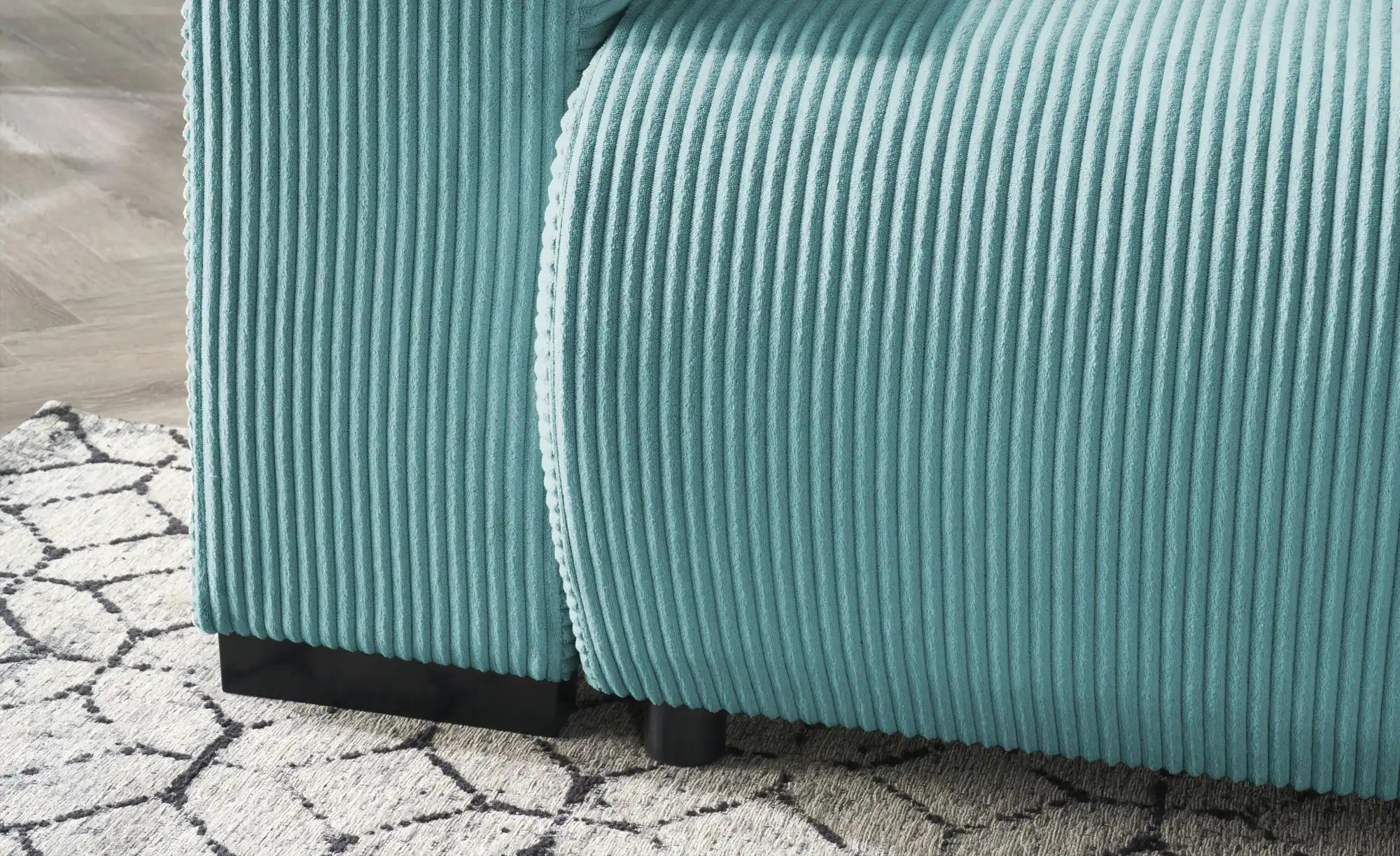 smart Ecksofa  Nelly ¦ türkis/petrol ¦ Maße (cm): B: 270 H: 85 T: 185.0 Pol günstig online kaufen