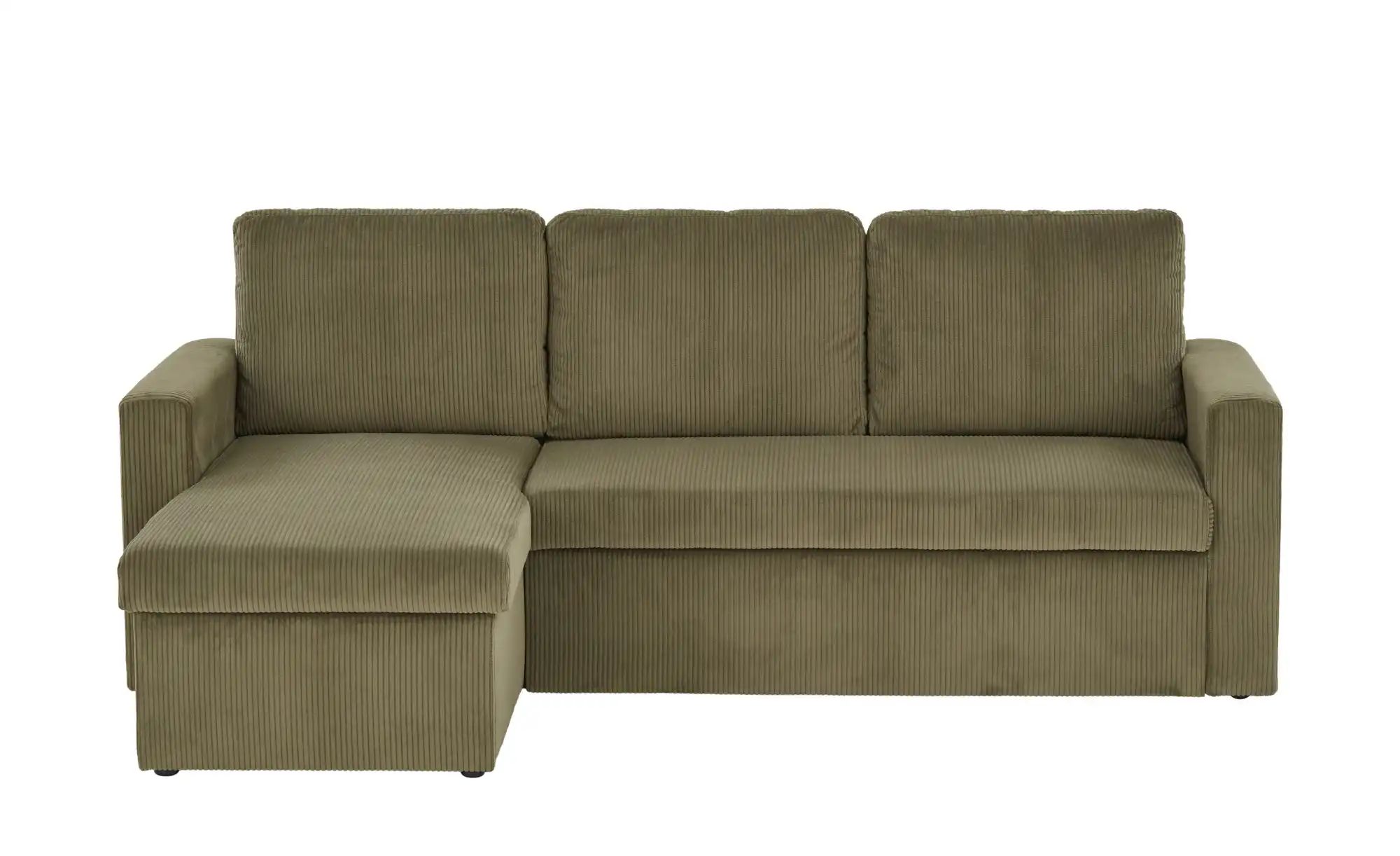 Ecksofa mit Schlaffunktion Xenia ¦ grün ¦ Maße (cm): B: 215 H: 85 T: 145.0 günstig online kaufen