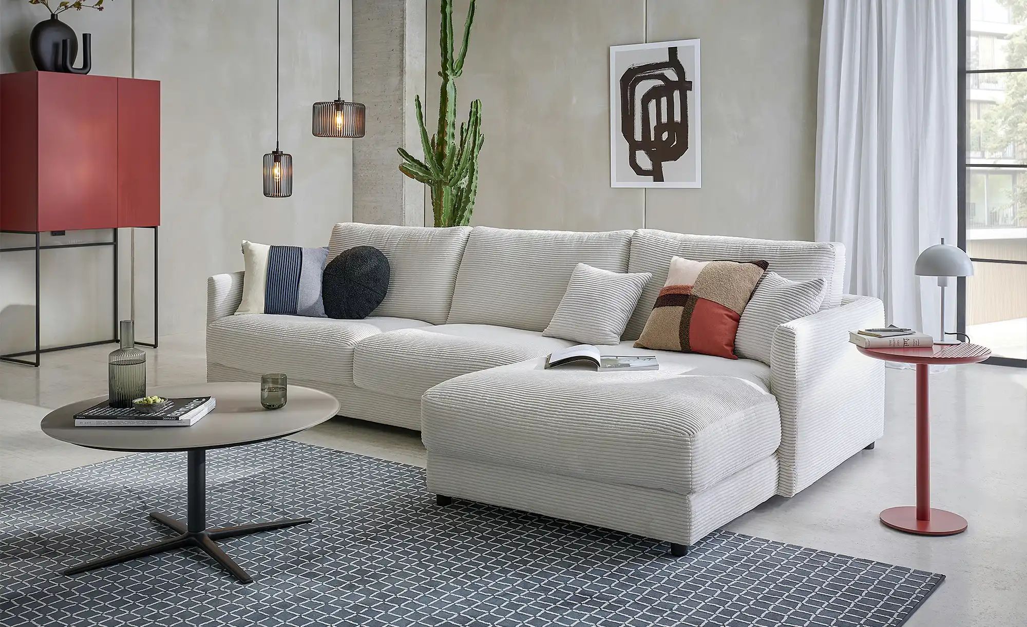 Thumbnail - SCHÖNER WOHNEN Kollektion Ecksofa Garbo ¦ creme ¦ Maße (cm): B: 326 H: 85 T: 170.0 Polstermöbel > Sofas > Ecksofas - Hö...