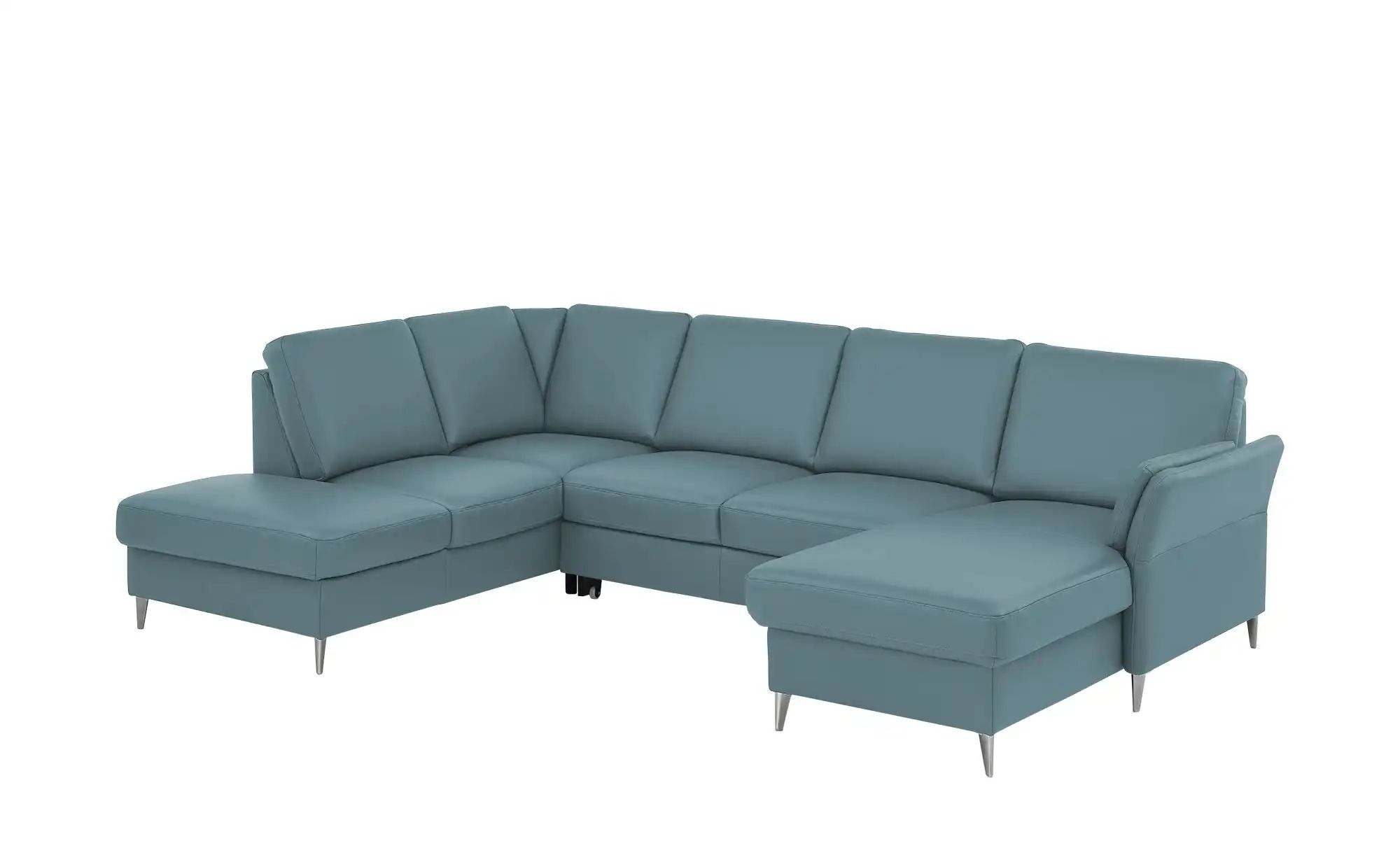 meinSofa Wohnlandschaft  Veit ¦ blau ¦ Maße (cm): B: 305 H: 90 T: 204.0 Pol günstig online kaufen