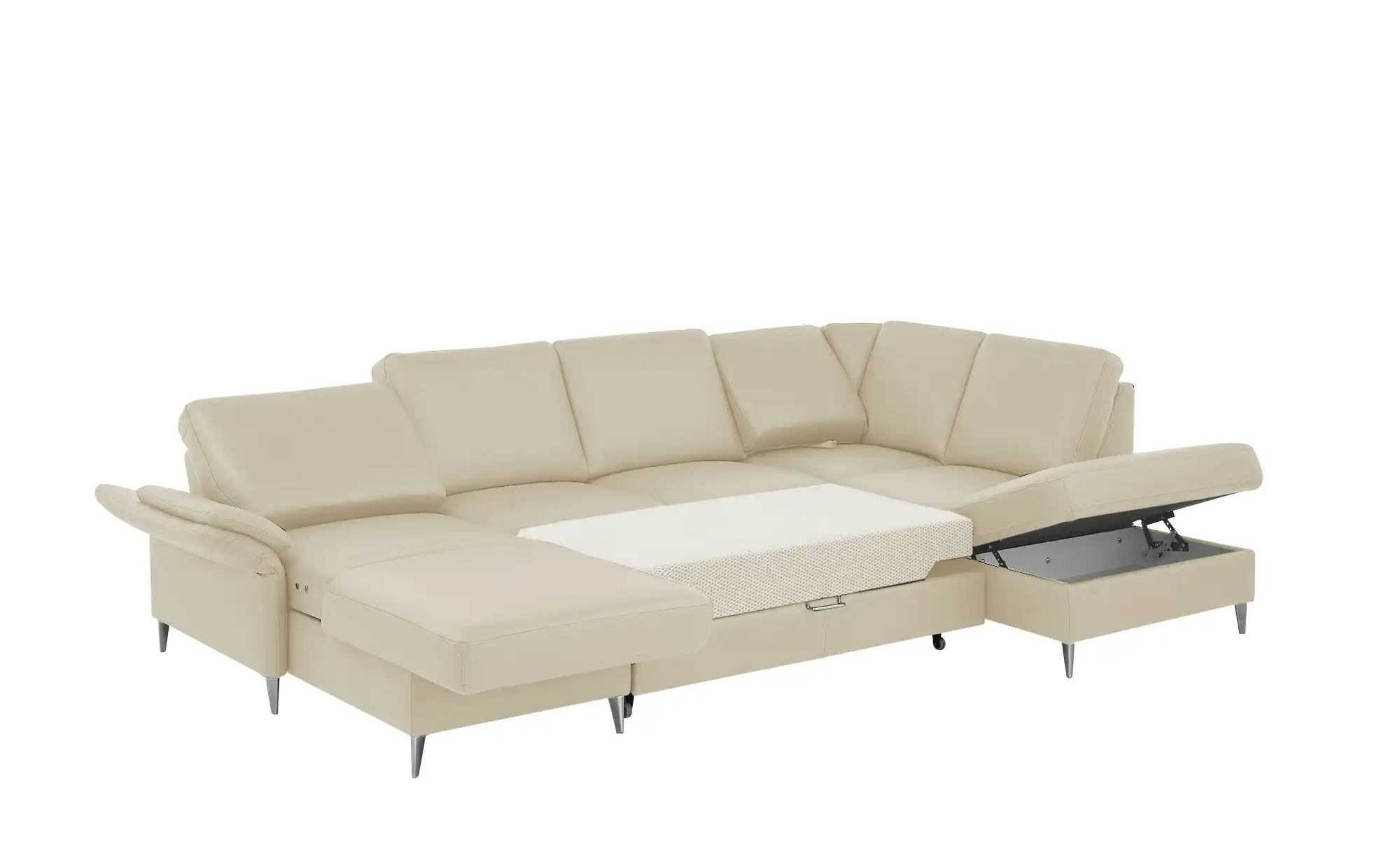 meinSofa Wohnlandschaft  Veit ¦ creme ¦ Maße (cm): B: 305 H: 90 T: 204.0 Po günstig online kaufen
