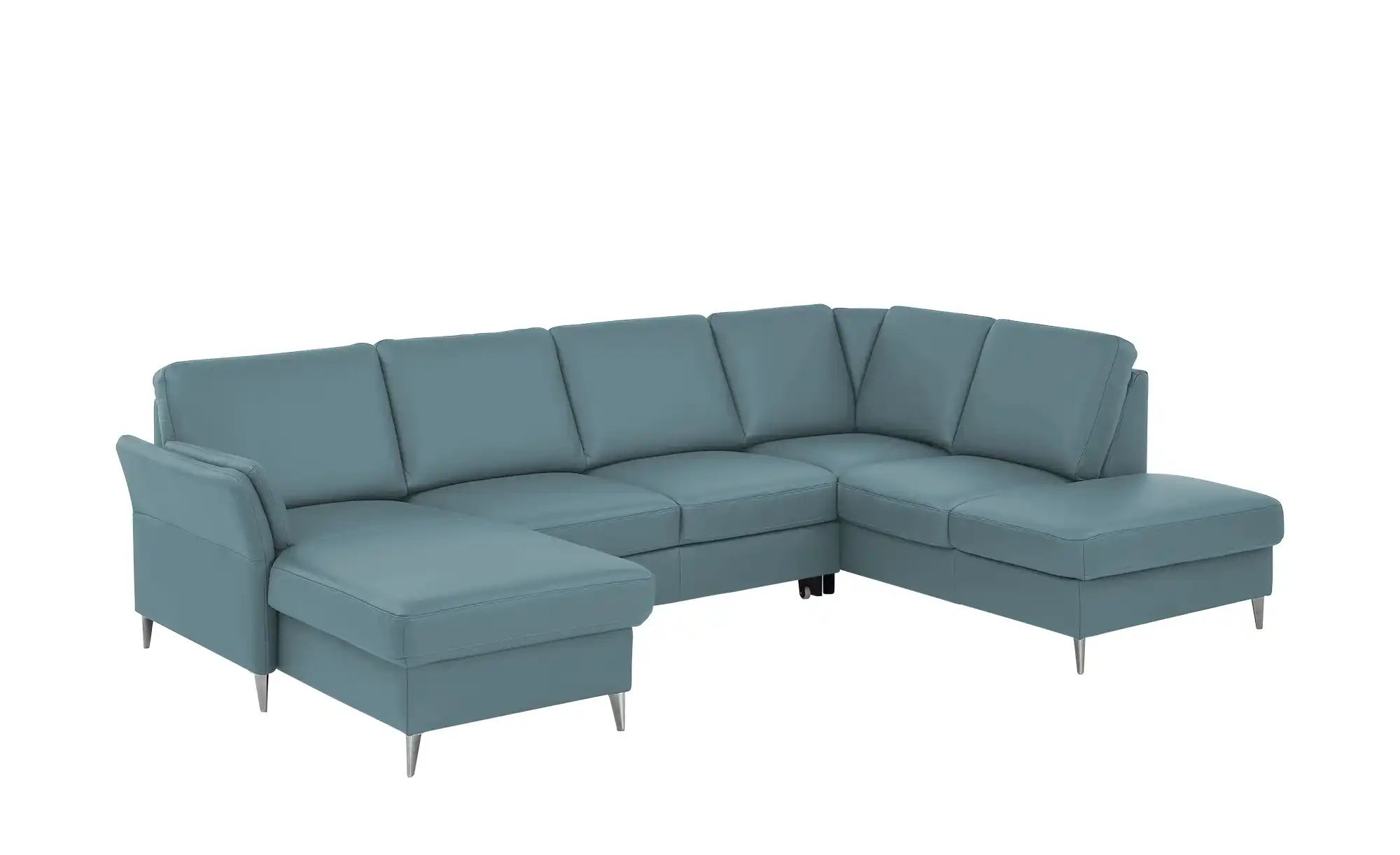 meinSofa Wohnlandschaft  Veit ¦ blau ¦ Maße (cm): B: 305 H: 90 T: 204.0 Pol günstig online kaufen