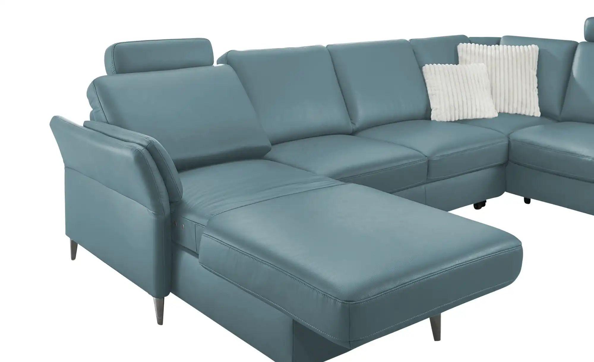 Thumbnail - meinSofa Wohnlandschaft  Veit ¦ blau ¦ Maße (cm): B: 305 H: 90 T: 204.0 Polstermöbel > Sofas > Wohnlandschaften - Höffne...