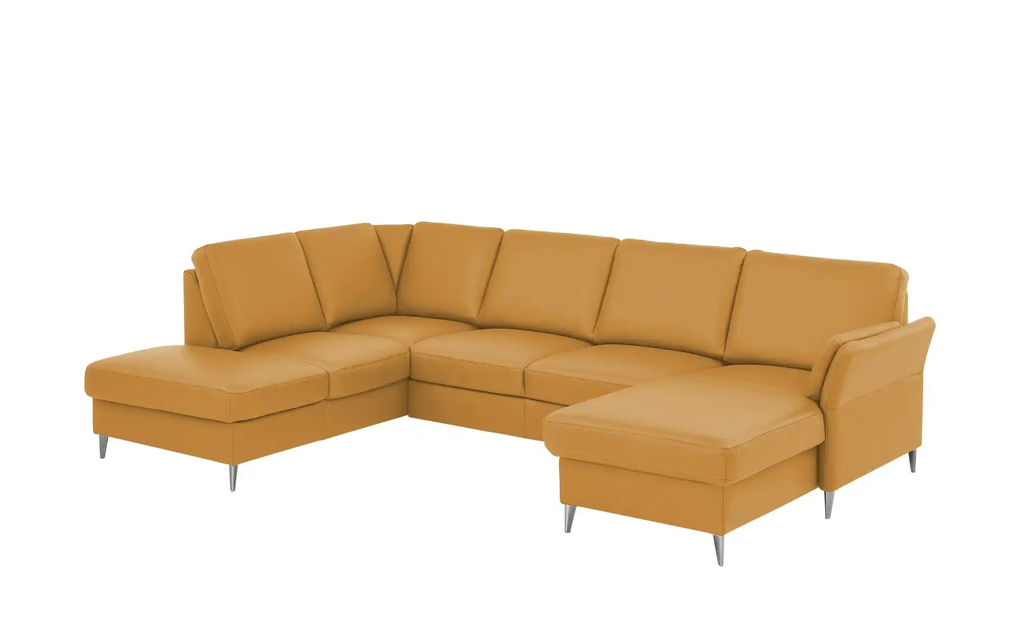 meinSofa Wohnlandschaft  Veit ¦ gelb ¦ Maße (cm): B: 305 H: 90 T: 200.0 Pol günstig online kaufen