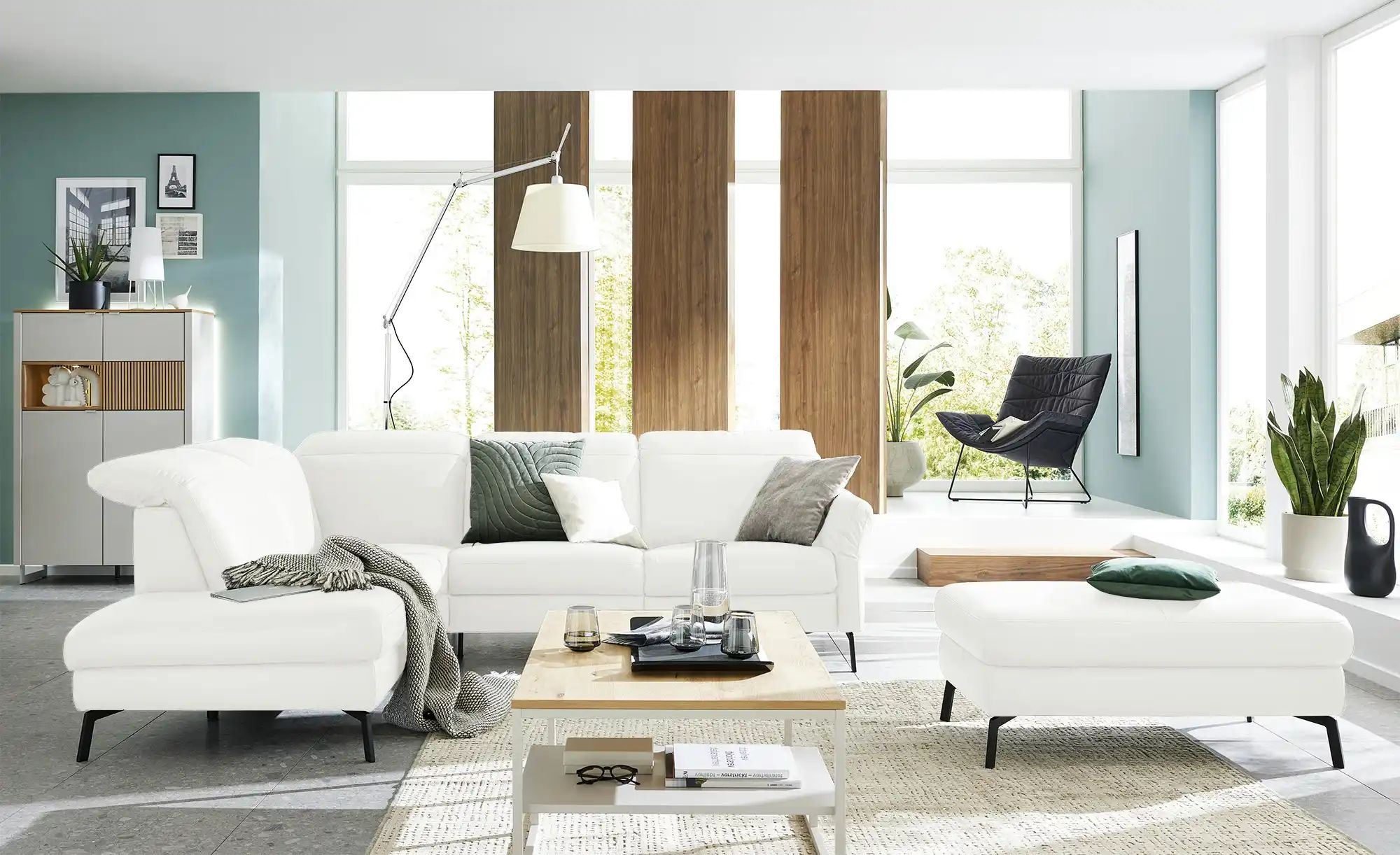 Wohnwert Ecksofa  Monja ¦ creme ¦ Maße (cm): B: 279 H: 105 T: 220.0 Polster günstig online kaufen