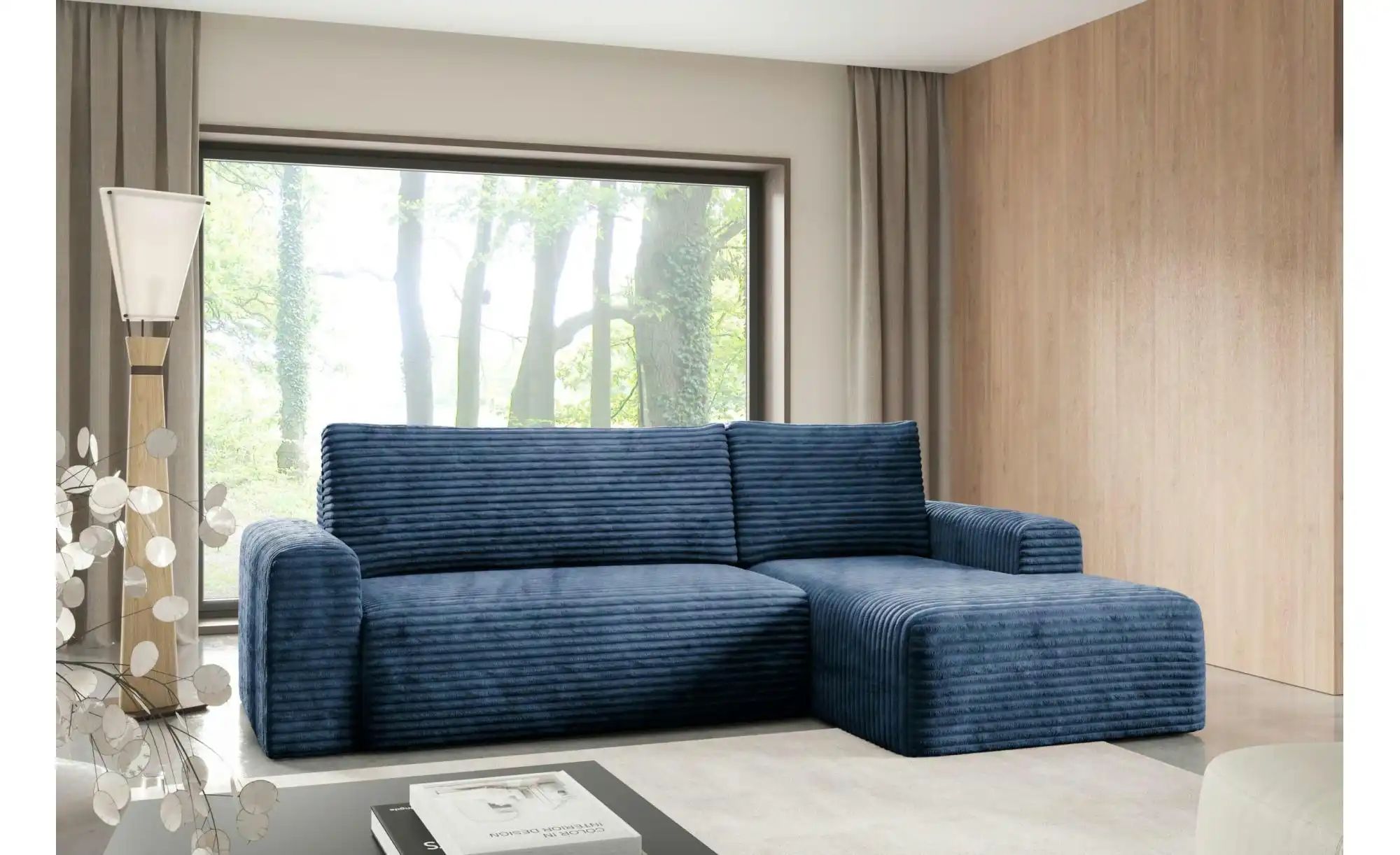 Thumbnail - Ecksofa mit Schlaffunktion Sontii ¦ blau ¦ Maße (cm): B: 268 H: 92 Polstermöbel > Sofas > Ecksofas - Höffner