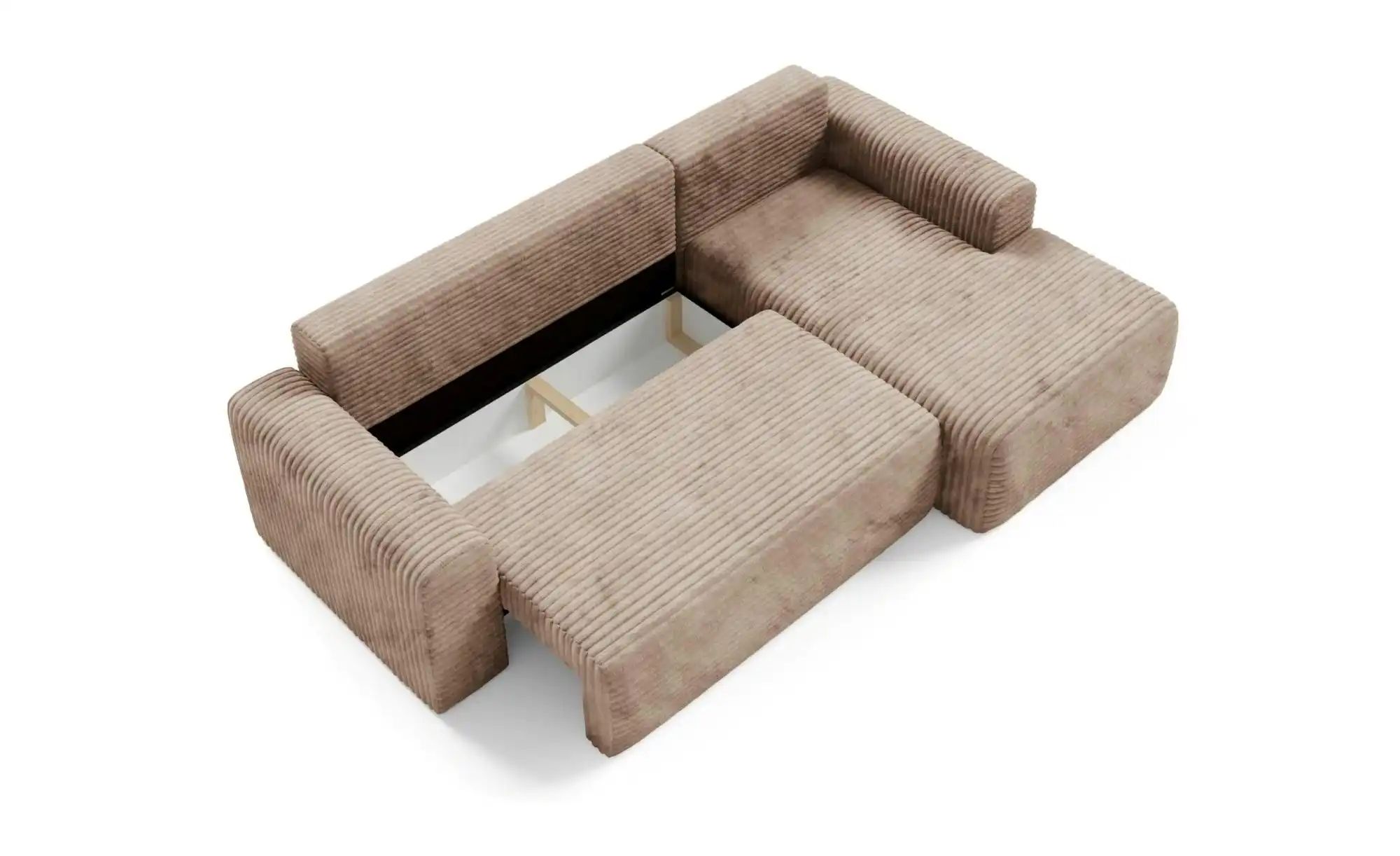 Thumbnail - Ecksofa mit Schlaffunktion Sontii ¦ braun ¦ Maße (cm): B: 268 H: 92 Polstermöbel > Sofas > Ecksofas - Höffner