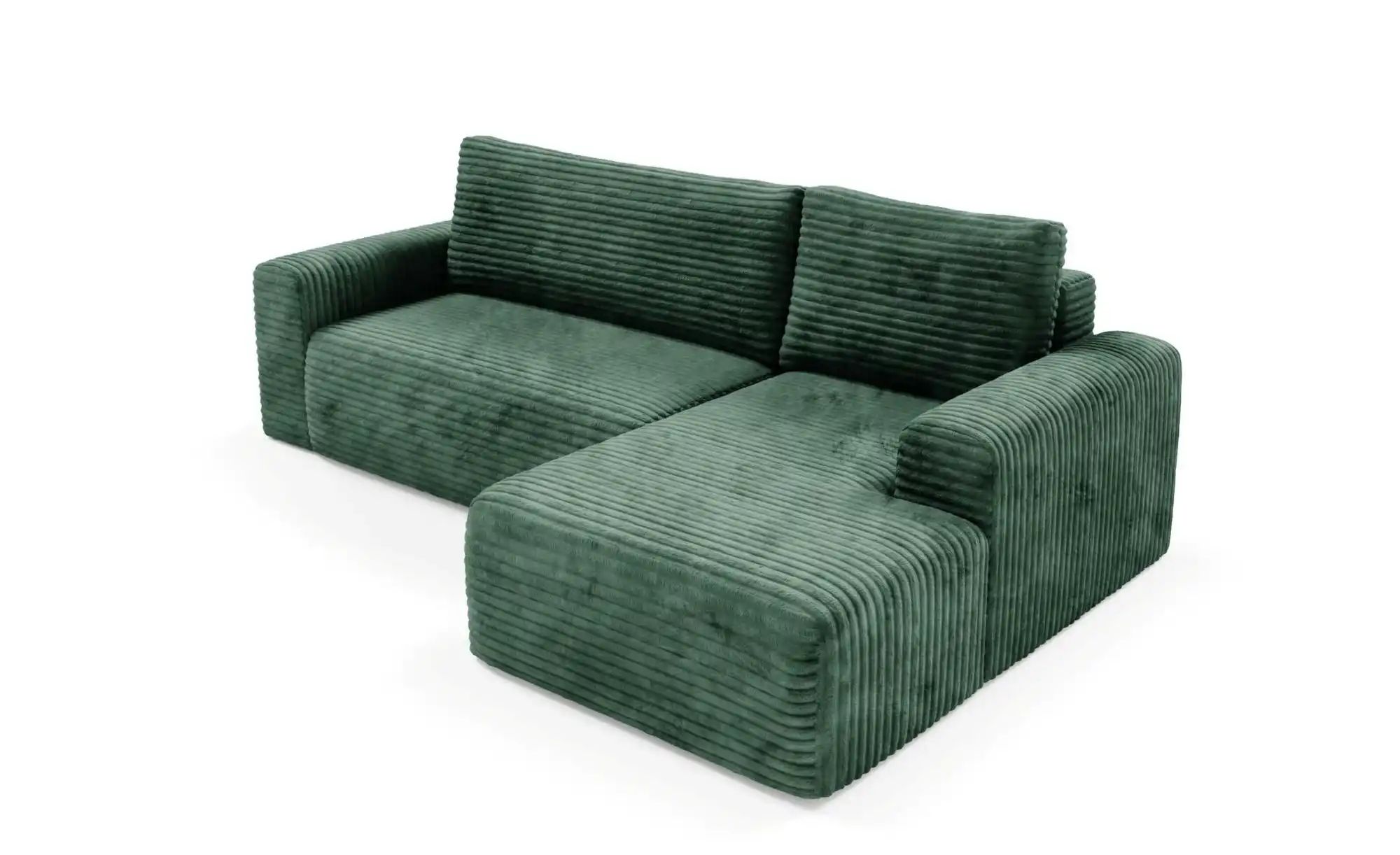 Ecksofa mit Schlaffunktion Sontii ¦ grün ¦ Maße (cm): B: 268 H: 92 Polsterm günstig online kaufen