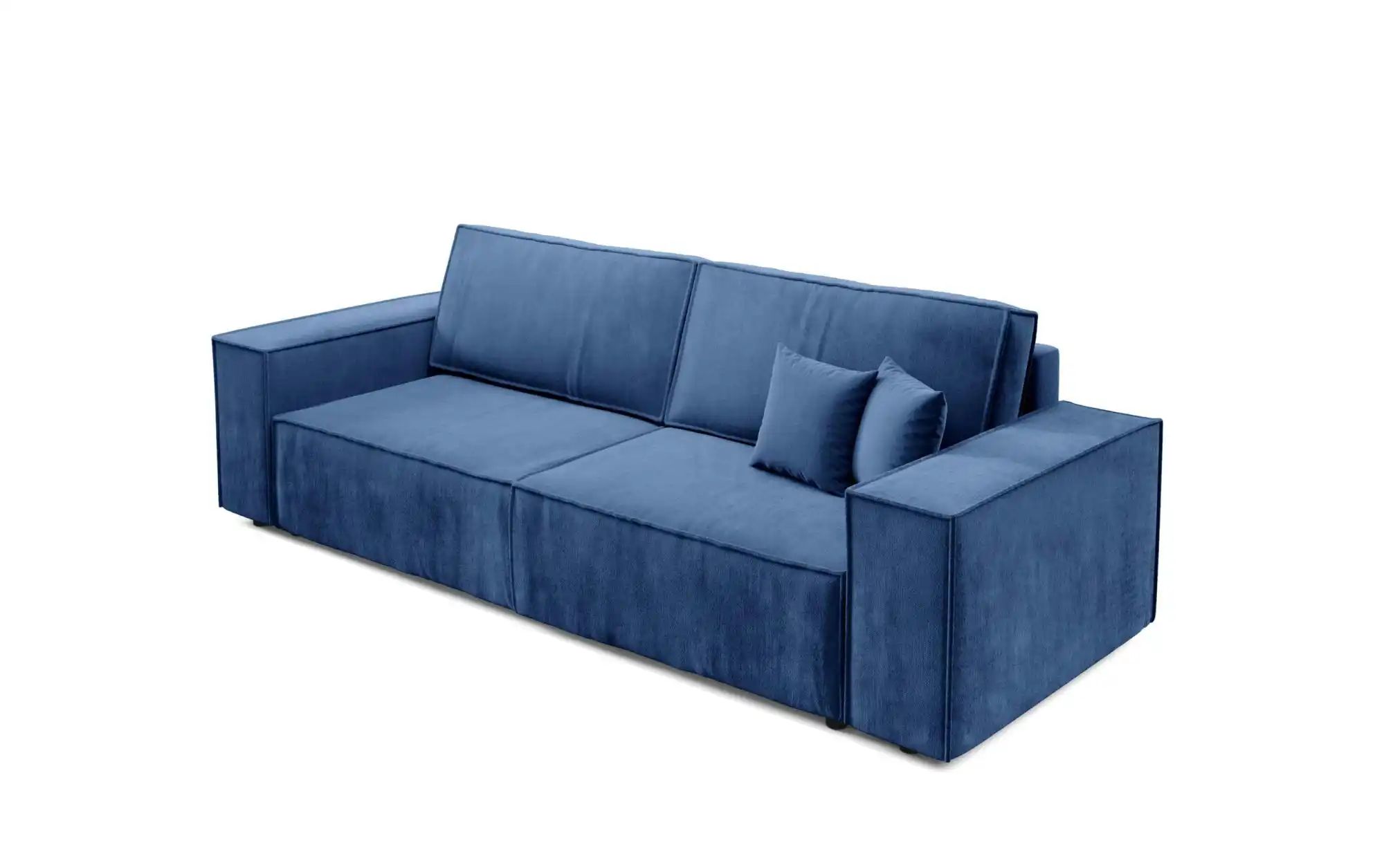 Einzelsofa mit Schlaffunktion Mille ¦ blau ¦ Maße (cm): B: 255 H: 88 Polste günstig online kaufen