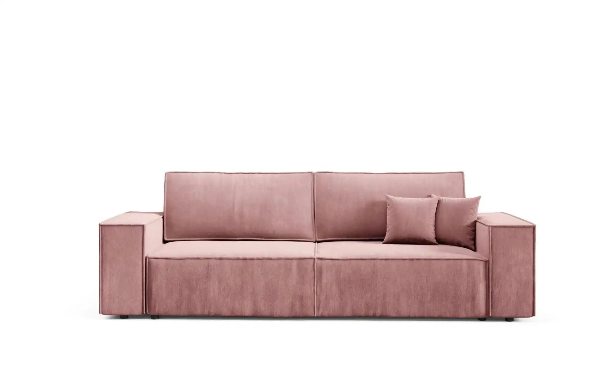 Einzelsofa mit Schlaffunktion Mille ¦ rosa/pink ¦ Maße (cm): B: 255 H: 88 P günstig online kaufen