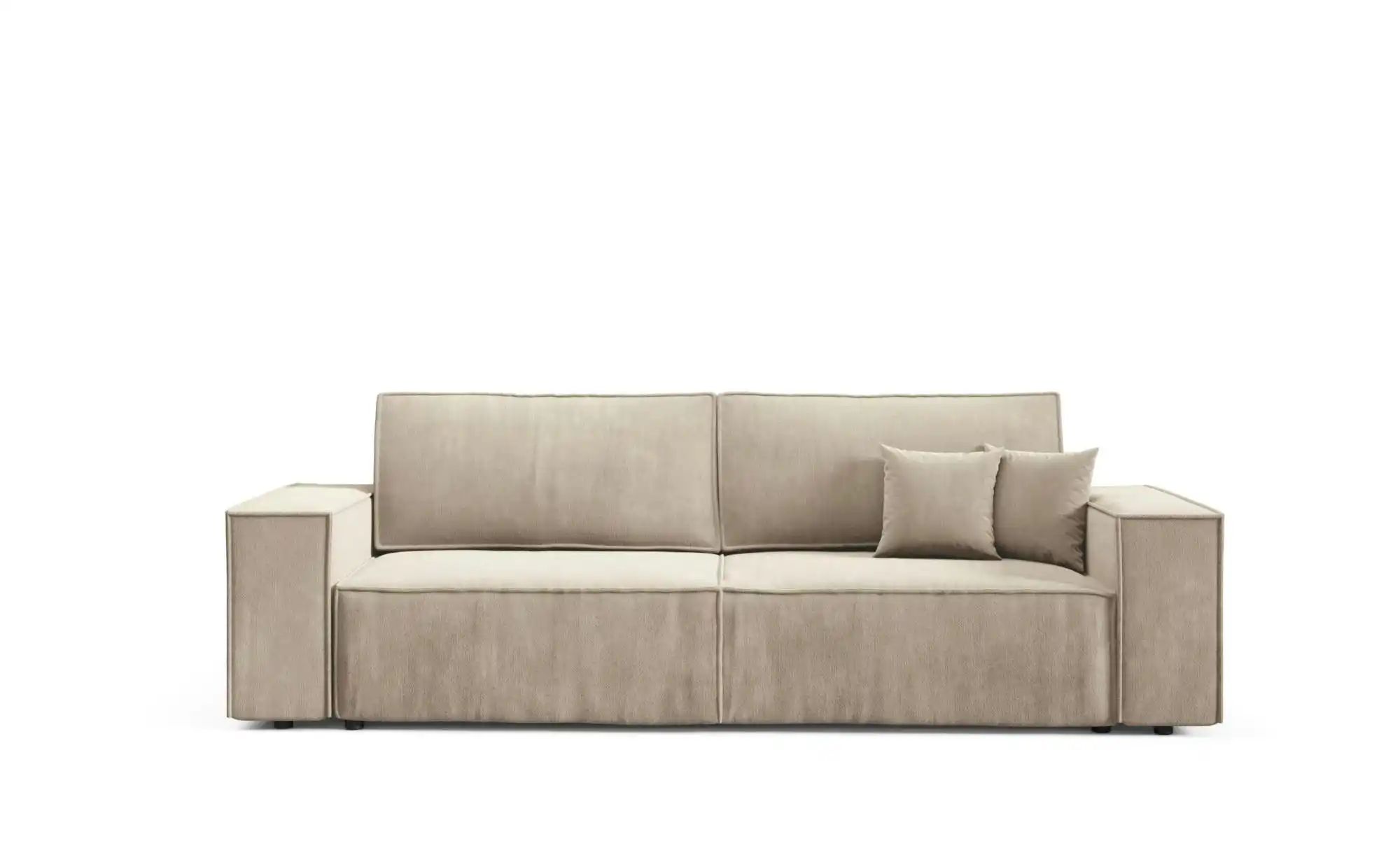 Einzelsofa mit Schlaffunktion Mille ¦ beige ¦ Maße (cm): B: 255 H: 88 Polst günstig online kaufen