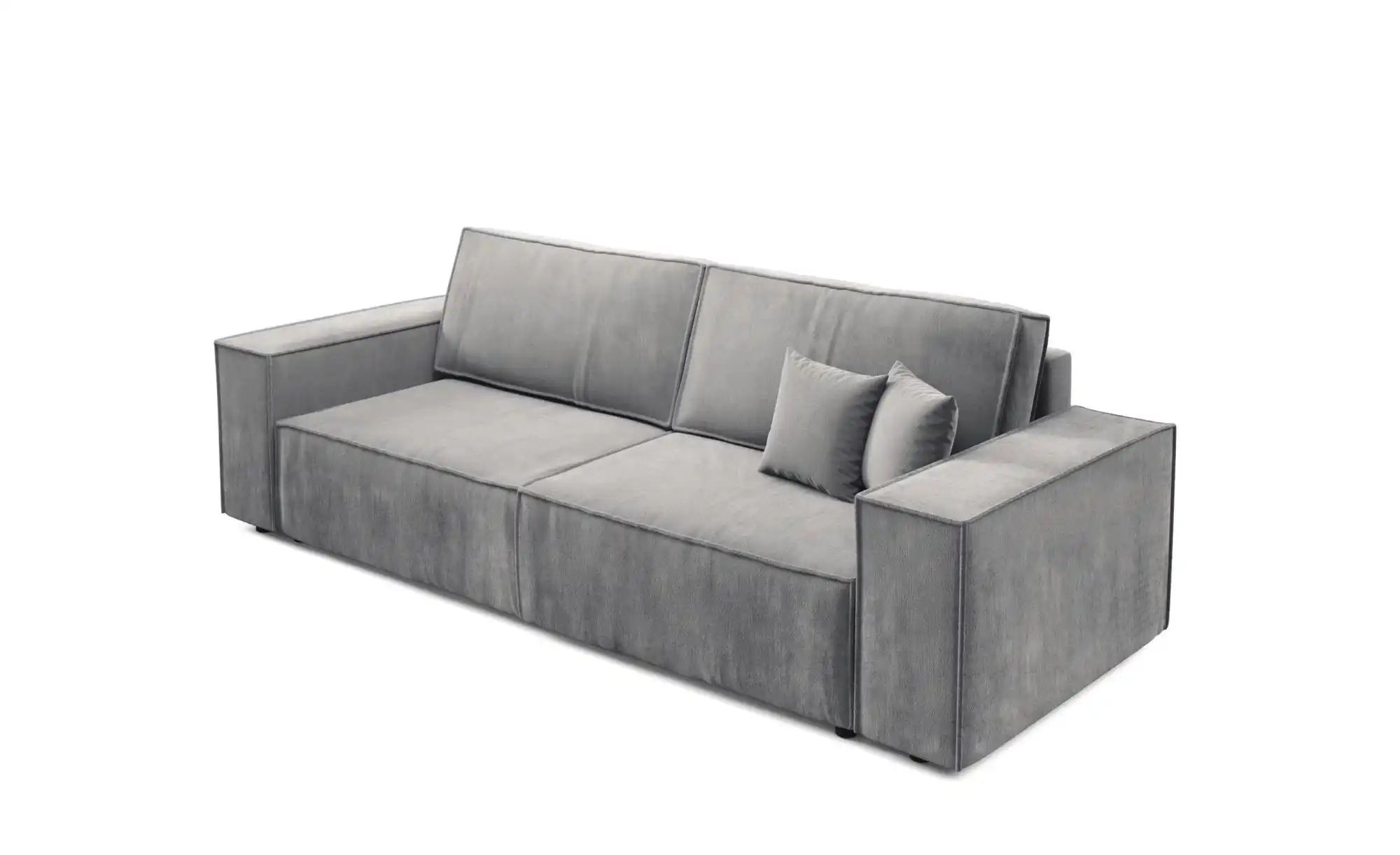 Thumbnail - Einzelsofa mit Schlaffunktion Mille ¦ grau ¦ Maße (cm): B: 255 H: 88 Polstermöbel > Sofas > Einzelsofas - Höffner