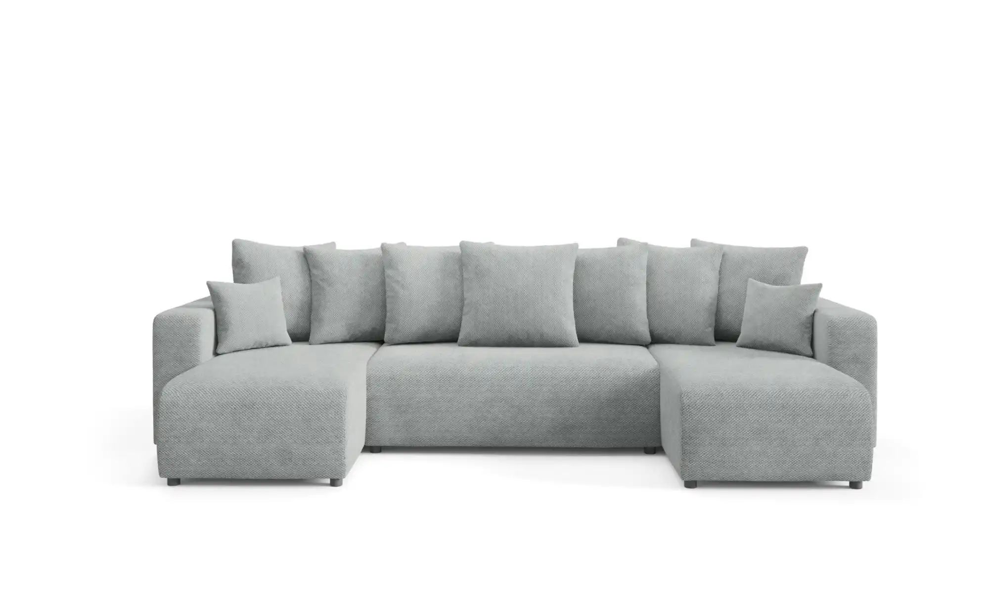 Wohnlandschaft mit Schlaffunktion Evora ¦ grau ¦ Maße (cm): B: 318 H: 88 Po günstig online kaufen