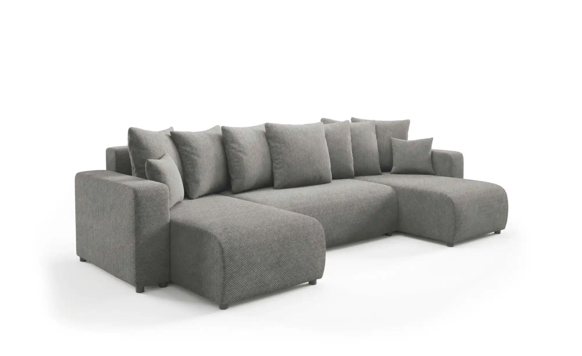 Thumbnail - Wohnlandschaft mit Schlaffunktion Evora ¦ grau ¦ Maße (cm): B: 318 H: 88 Polstermöbel > Sofas > Schlafsofas - Höffner