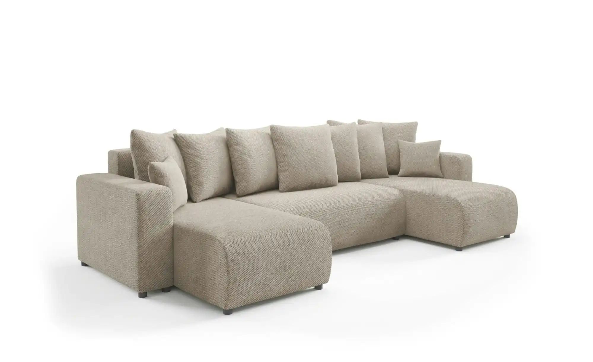 Thumbnail - Wohnlandschaft mit Schlaffunktion Evora ¦ beige ¦ Maße (cm): B: 318 H: 88 Polstermöbel > Sofas > Wohnlandschaften - Höff...