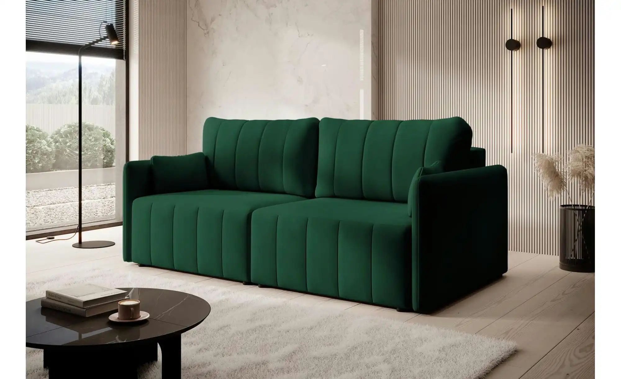 Thumbnail - Selsey Einzelsofa  Pierra ¦ grün ¦ Maße (cm): B: 215 H: 100 Polstermöbel > Sofas > 3-Sitzer - Höffner