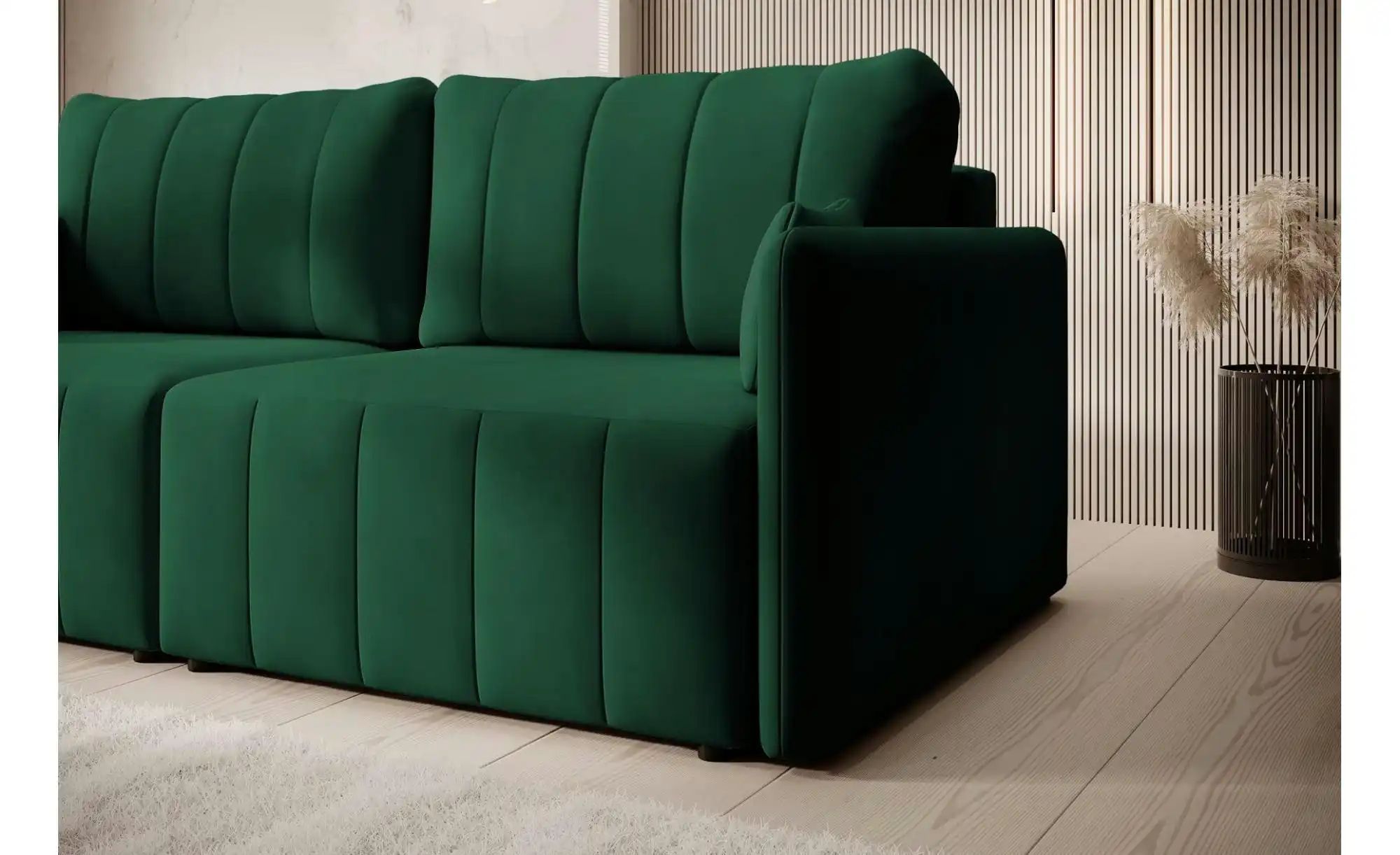 Thumbnail - Selsey Einzelsofa  Pierra ¦ grün ¦ Maße (cm): B: 215 H: 100 Polstermöbel > Sofas > 3-Sitzer - Höffner