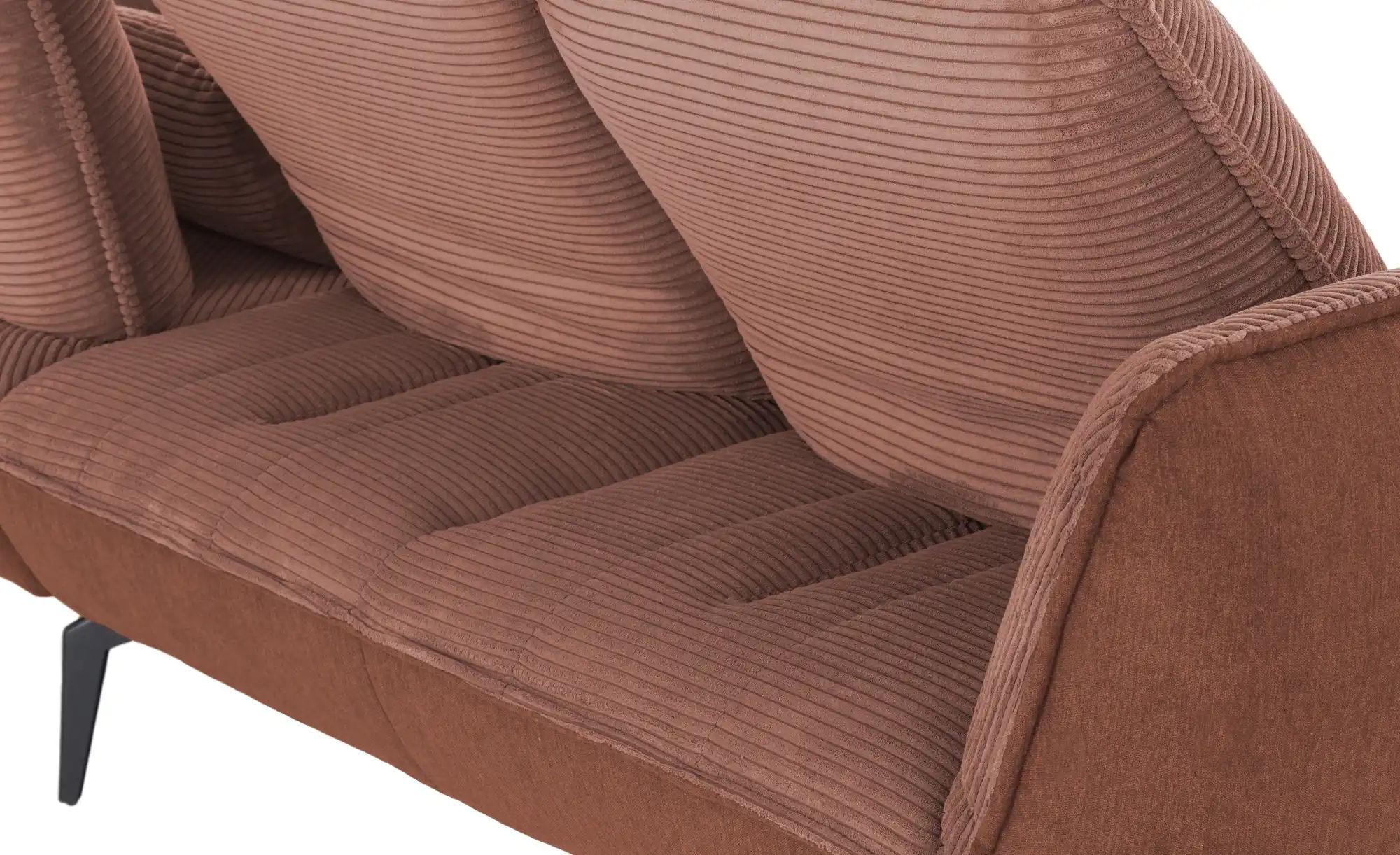 Thumbnail - vito Ecksofa mit Sitztiefenverstellung Ticona ¦ kupfer ¦ Maße (cm): B: 336 H: 93 T: 185.0 Polstermöbel > Sofas > Ecksofa...