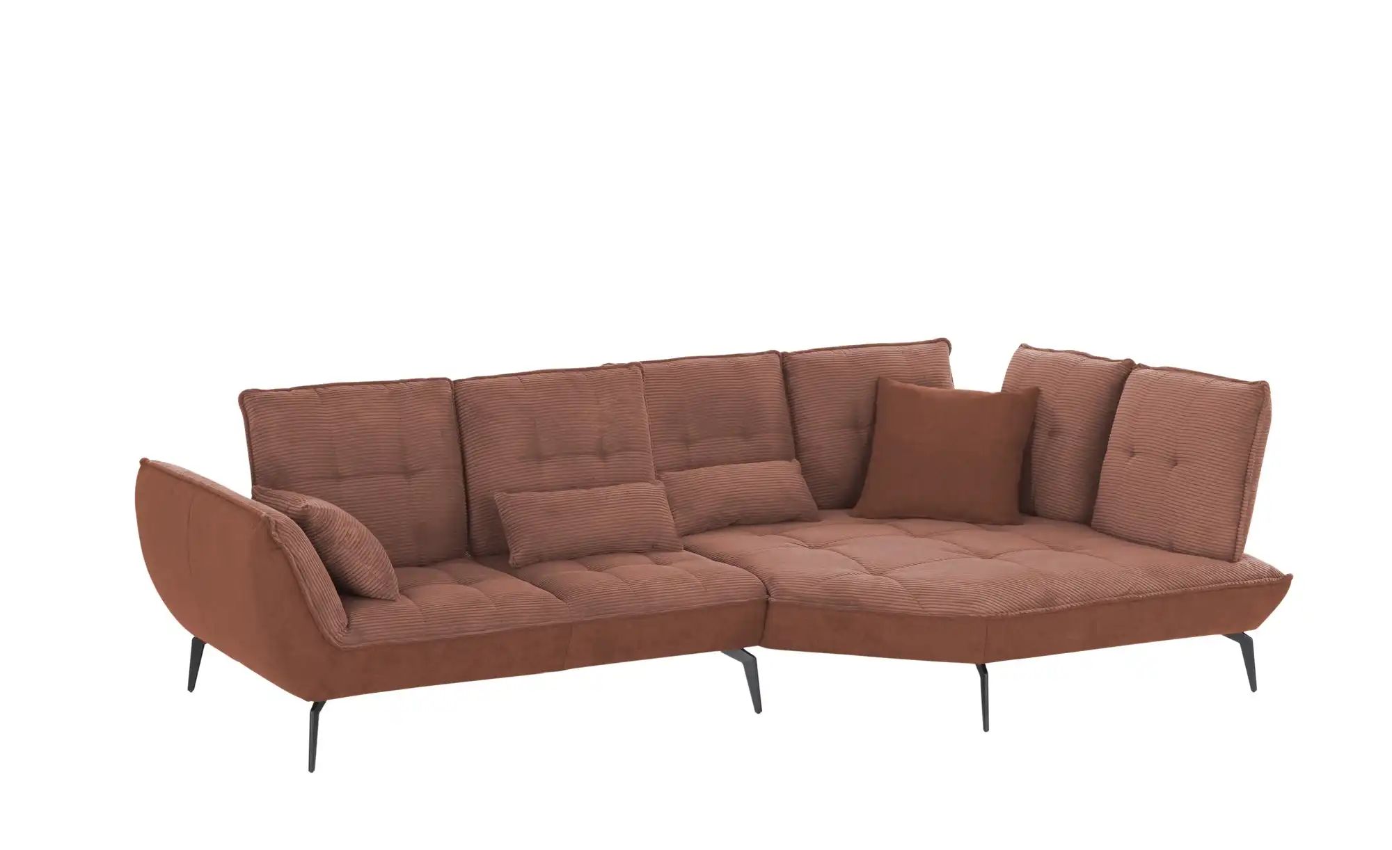 Thumbnail - vito Ecksofa mit Sitztiefenverstellung Ticona ¦ kupfer ¦ Maße (cm): B: 336 H: 93 T: 185.0 Polstermöbel > Sofas > Ecksofa...