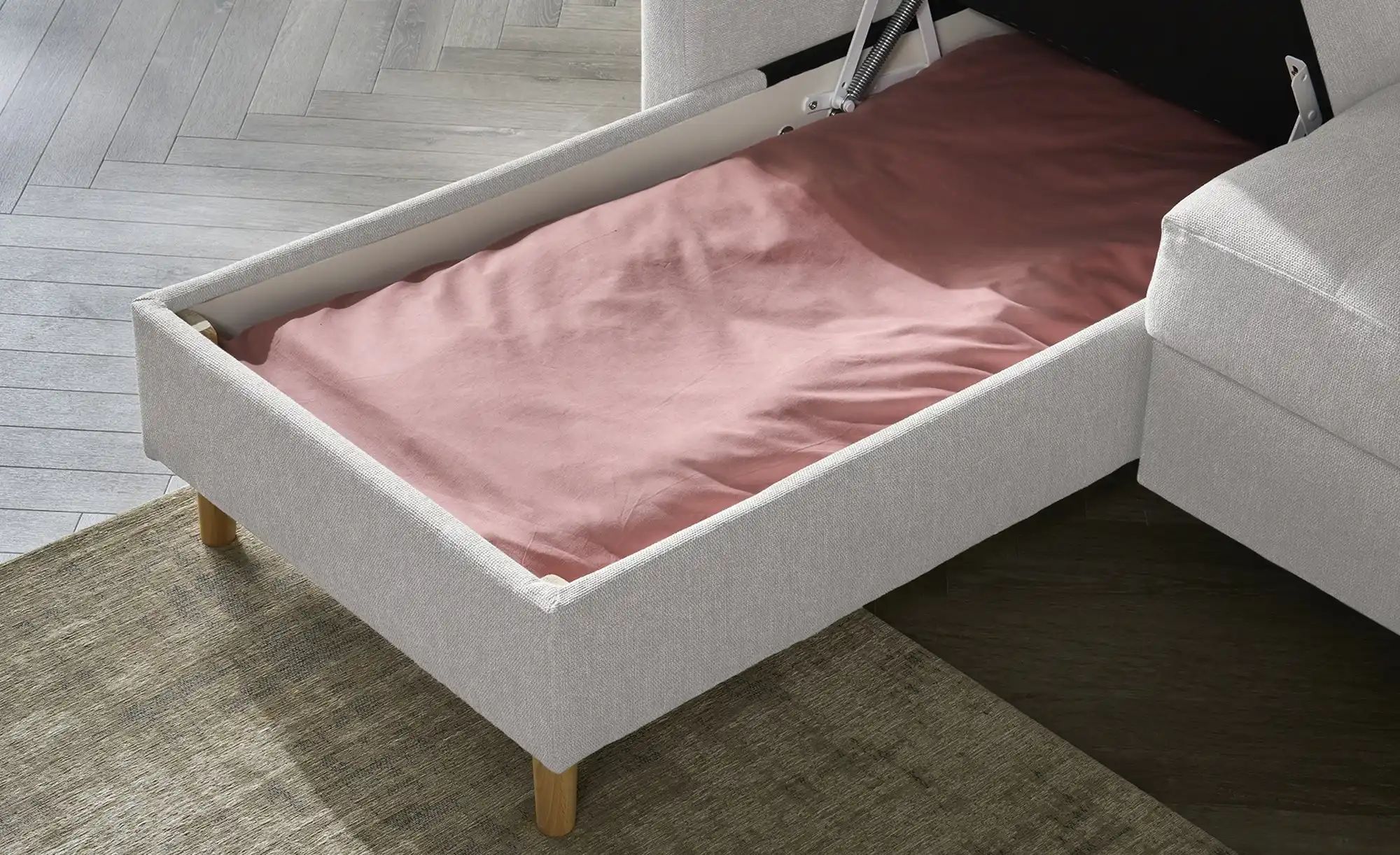 Thumbnail - Wohnlandschaft Venus ¦ grau ¦ Maße (cm): B: 299 H: 88 T: 195.0 Polstermöbel > Sofas > Schlafsofas - Höffner