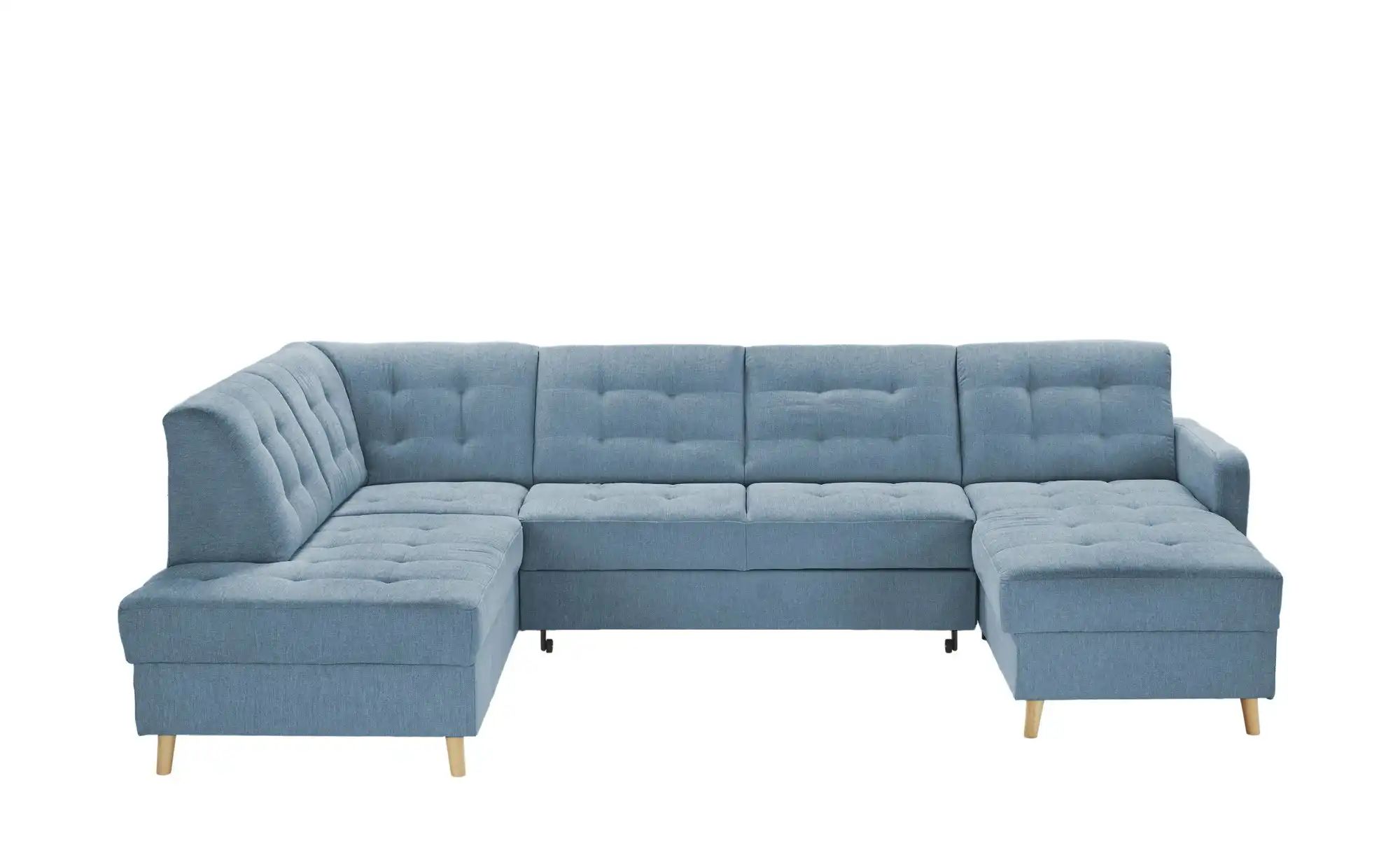 Wohnlandschaft  Venus ¦ blau ¦ Maße (cm): B: 299 H: 88 T: 195.0 Polstermöbe günstig online kaufen