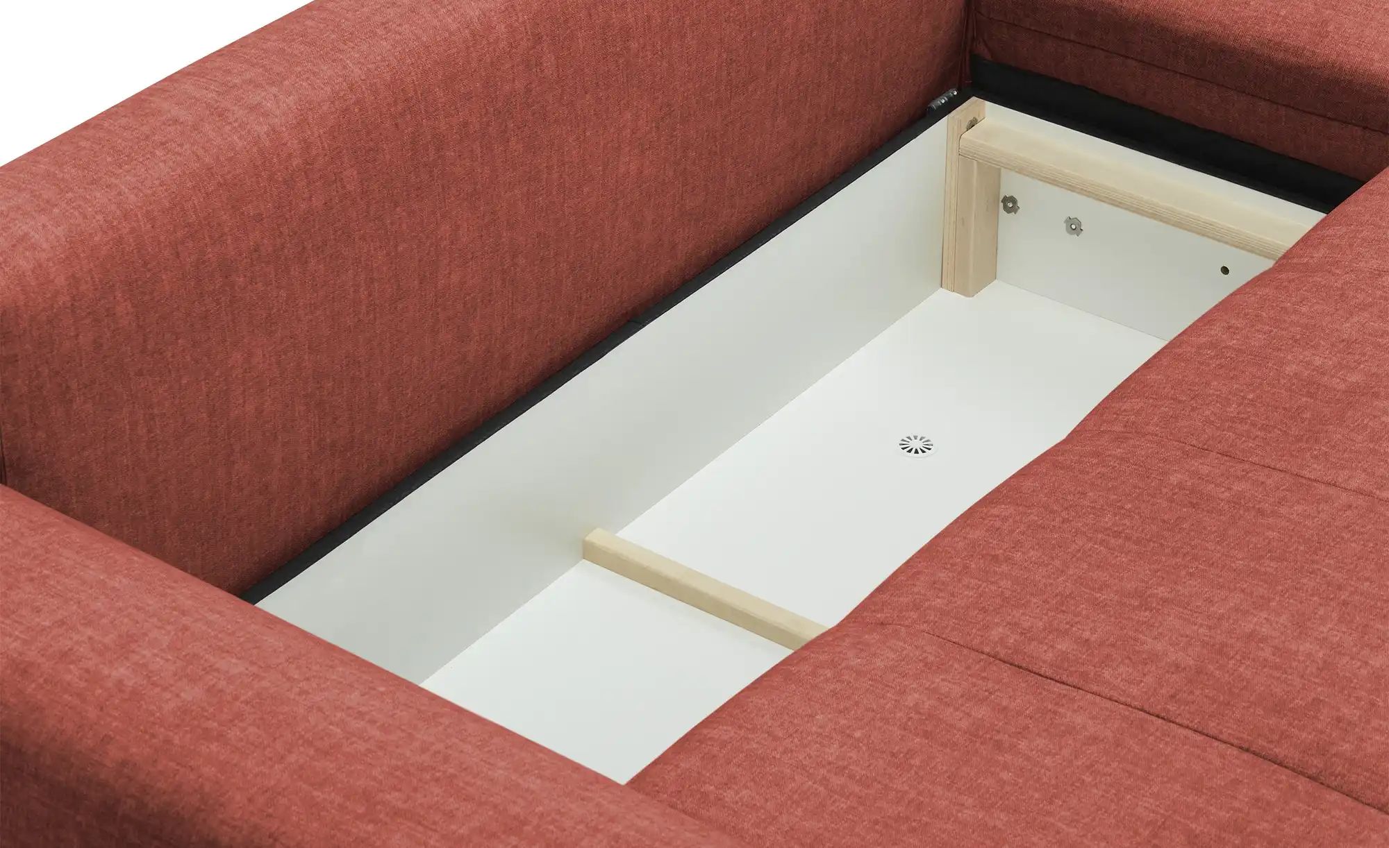 bobb Ecksofa mit Schlaffunktion Soumia ¦ rot ¦ Maße (cm): B: 283 H: 90 T: 1 günstig online kaufen