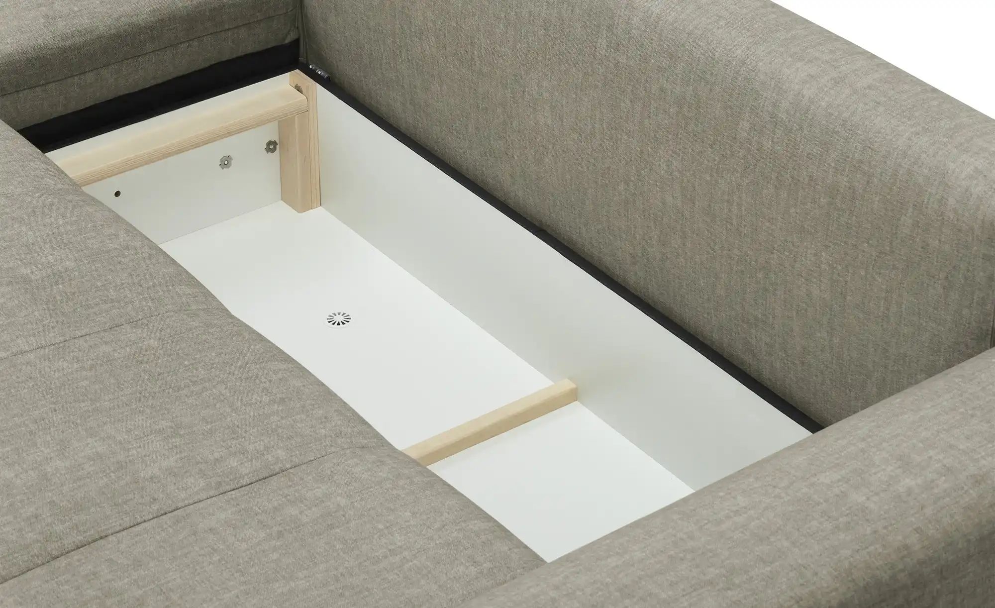 Thumbnail - bobb Ecksofa mit Schlaffunktion Soumia ¦ beige ¦ Maße (cm): B: 283 H: 90 T: 181.0 Polstermöbel > Sofas > Ecksofas - Höff...