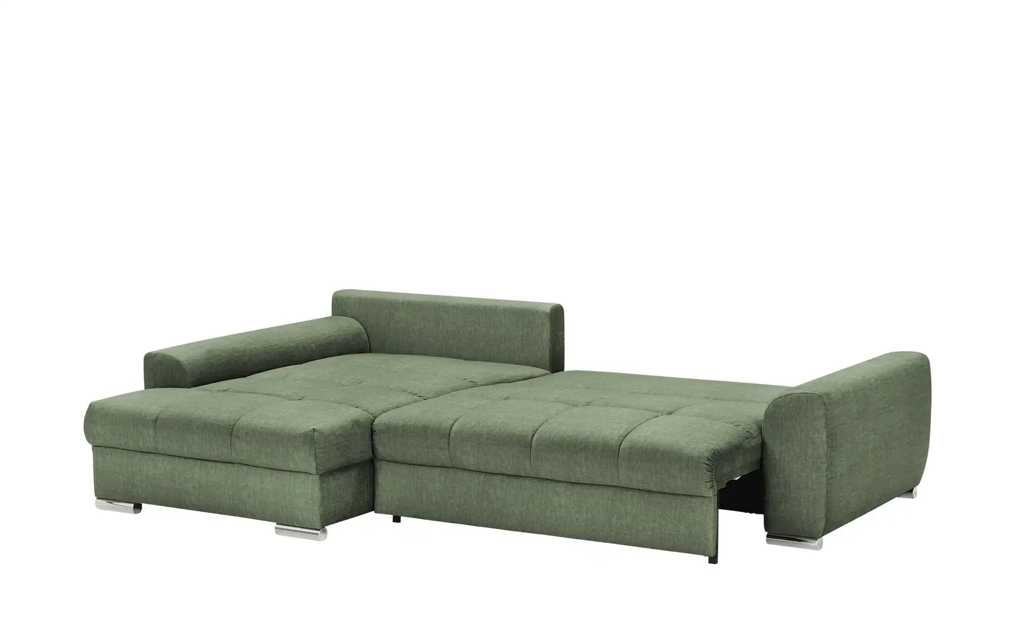 Thumbnail - bobb Ecksofa mit Schlaffunktion Soumia ¦ grün ¦ Maße (cm): B: 283 H: 90 T: 181.0 Polstermöbel > Sofas > Ecksofas - Höffn...