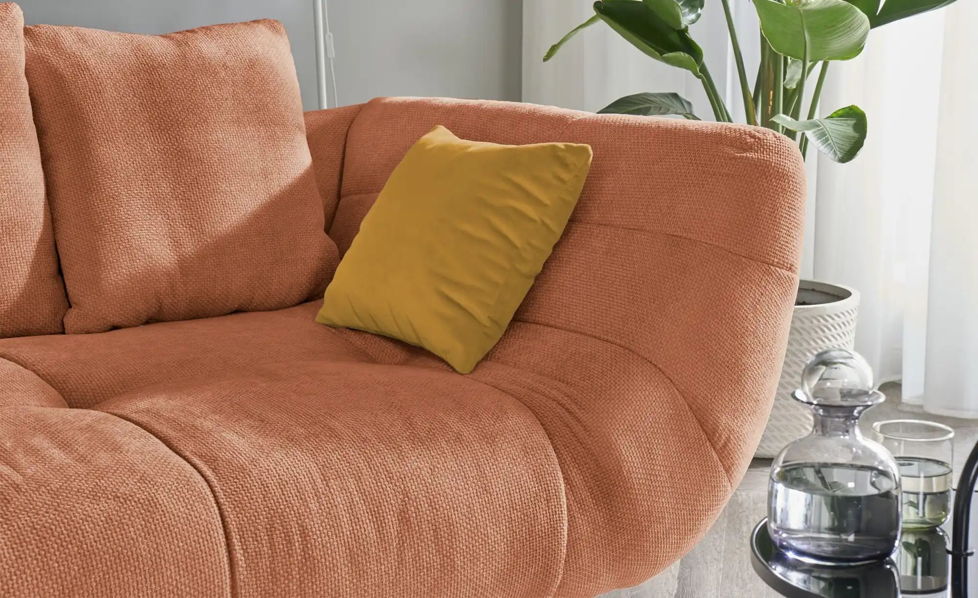 Thumbnail - bobb Ecksofa  Bellani III ¦ kupfer ¦ Maße (cm): B: 318 H: 90 T: 218.0 Polstermöbel > Sofas > Ecksofas - Höffner