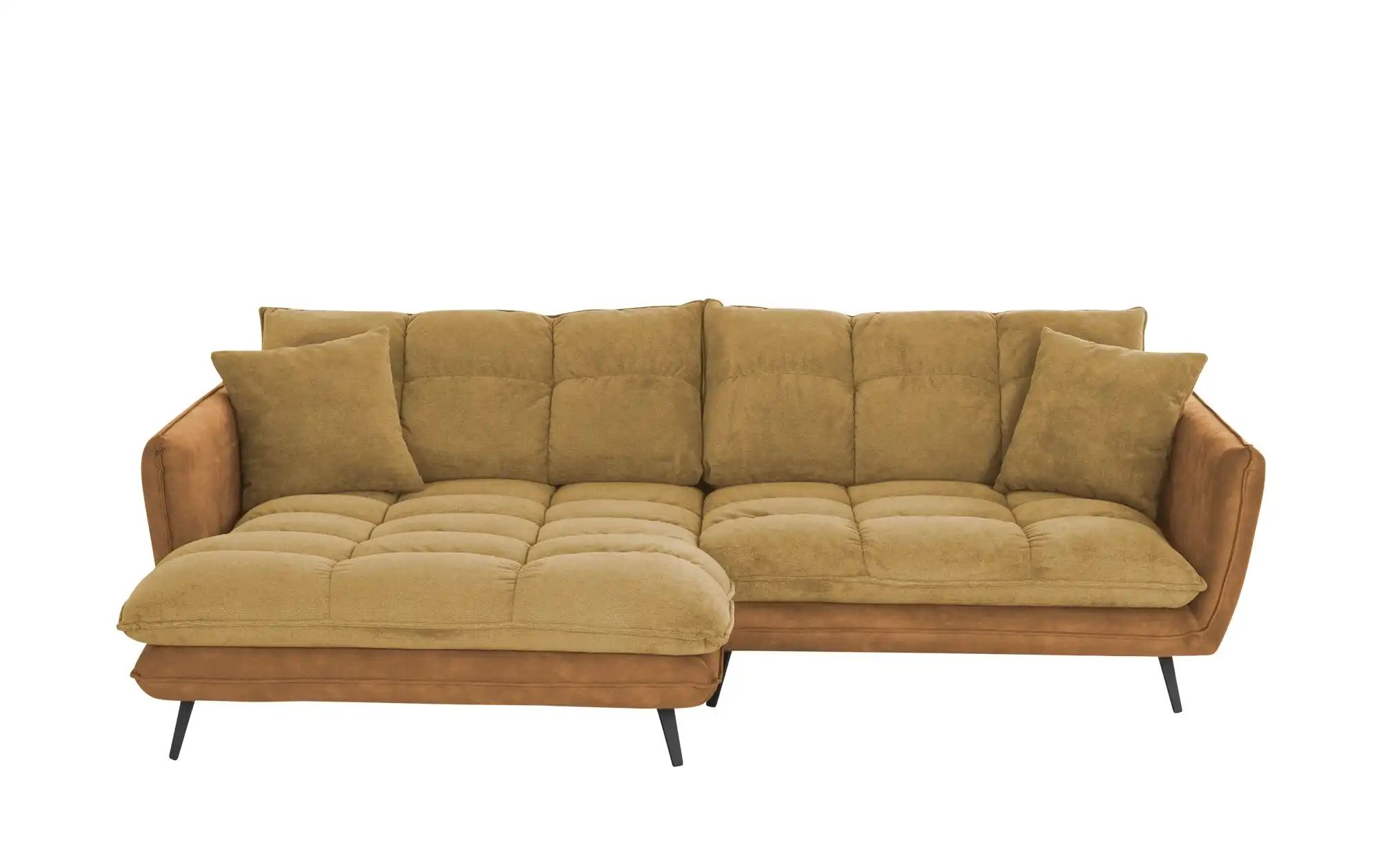 bobb Ecksofa  Arianna XL ¦ gelb ¦ Maße (cm): B: 275 H: 90 T: 196.0 Polsterm günstig online kaufen