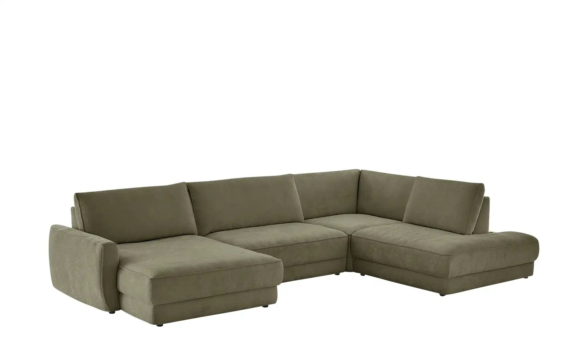 Thumbnail - Lounge Collection Wohnlandschaft Erion ¦ grün ¦ Maße (cm): B: 371 H: 83 T: 250.0 Polstermöbel > Sofas > Wohnlandschafte...