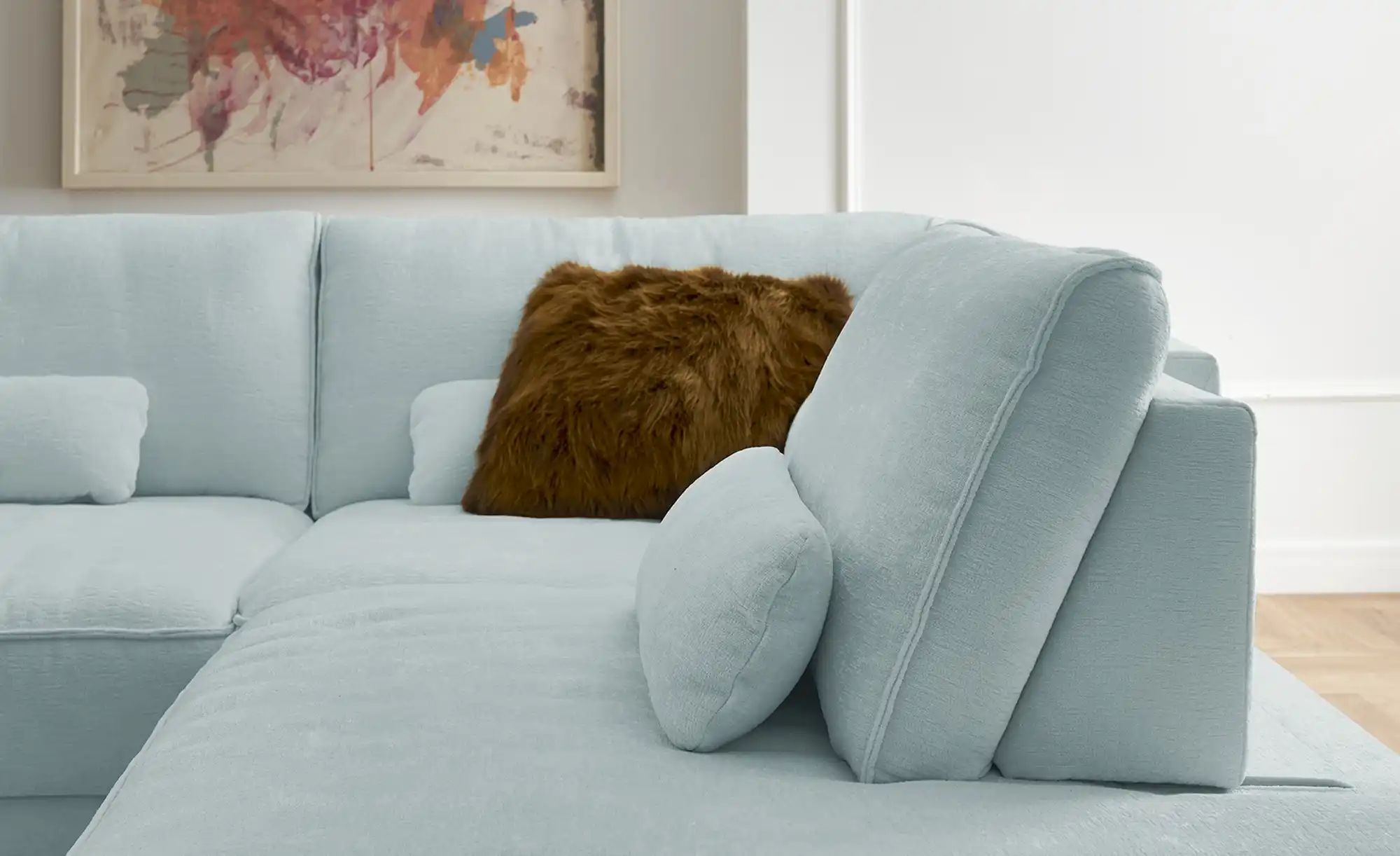 Thumbnail - Lounge Collection Wohnlandschaft  Erion ¦ blau ¦ Maße (cm): B: 371 H: 83 T: 250.0 Polstermöbel > Sofas > Wohnlandschafte...