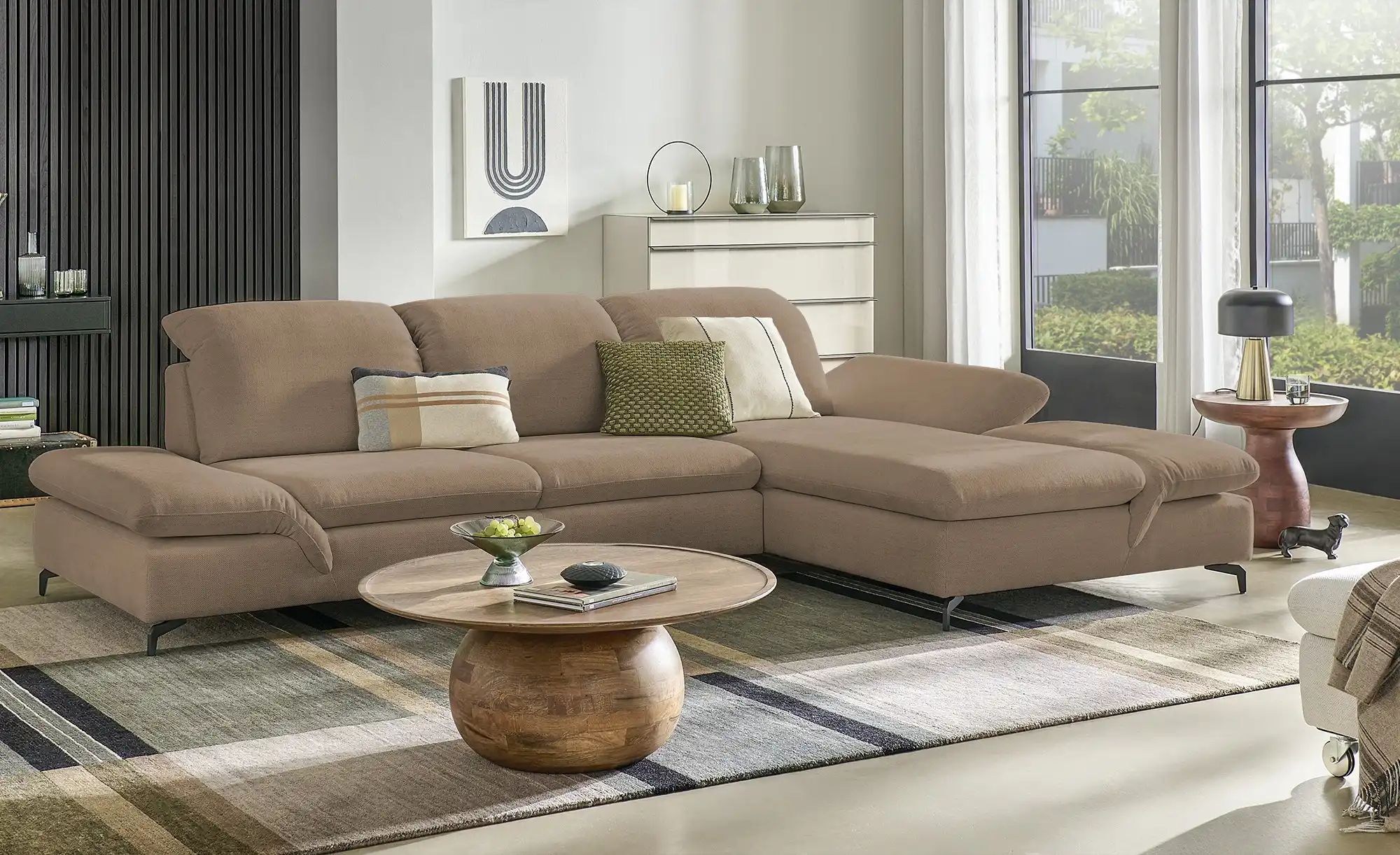 W.SCHILLIG Ecksofa  Saraa ¦ braun ¦ Maße (cm): B: 314 H: 98 T: 198.0 Polste günstig online kaufen