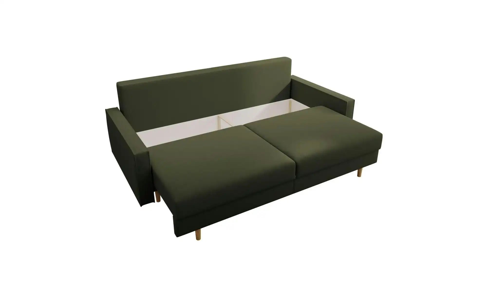Thumbnail - Selsey Schlafsofa Derban   ¦ grün ¦ Maße (cm): B: 215 H: 96 Polstermöbel > Sofas > 3-Sitzer - Höffner
