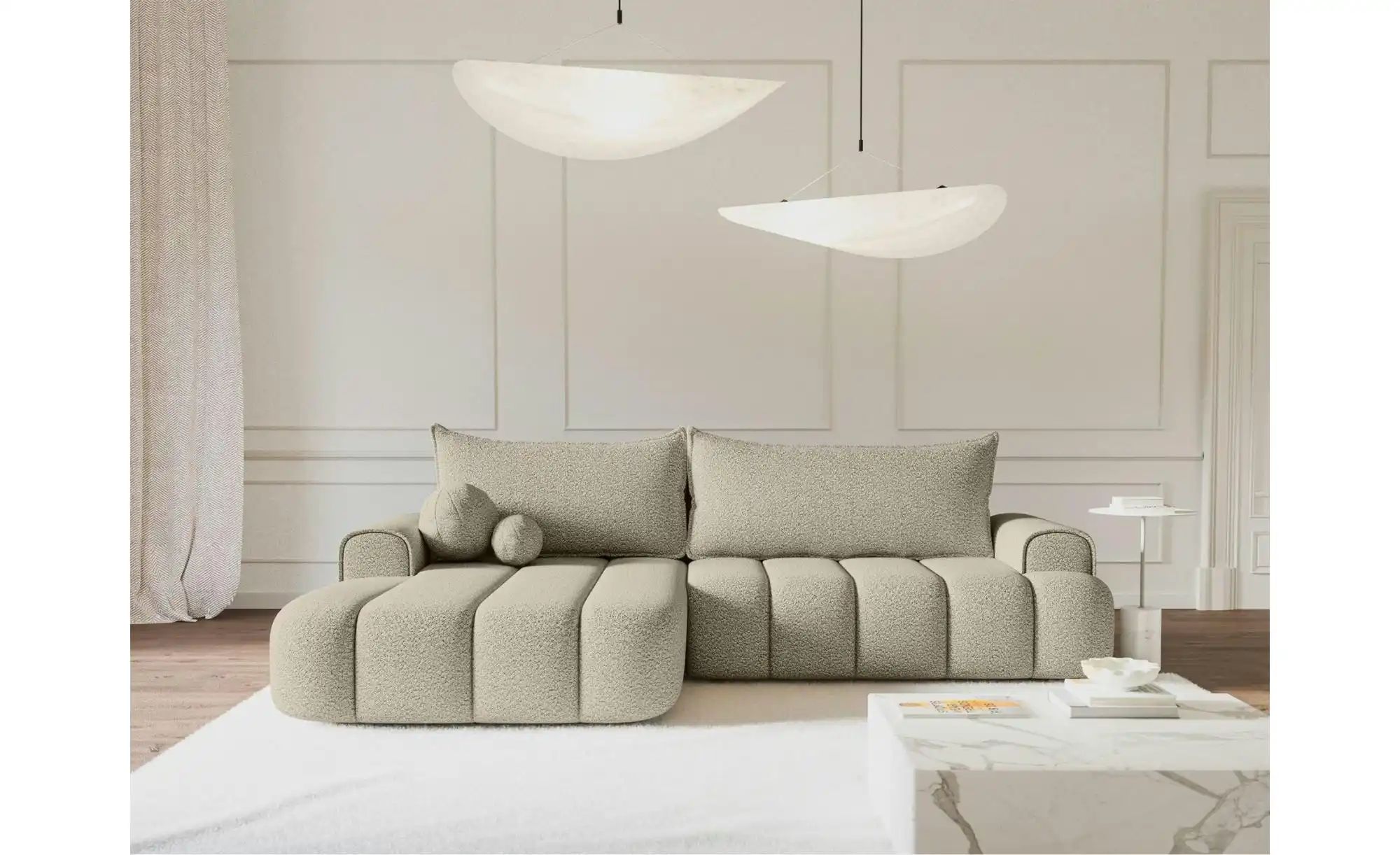 Thumbnail - Selsey Ecksofa mit Schlaffunktion Dandelino ¦ beige ¦ Maße (cm): B: 275 H: 80 Polstermöbel > Sofas > Ecksofas - Höffner