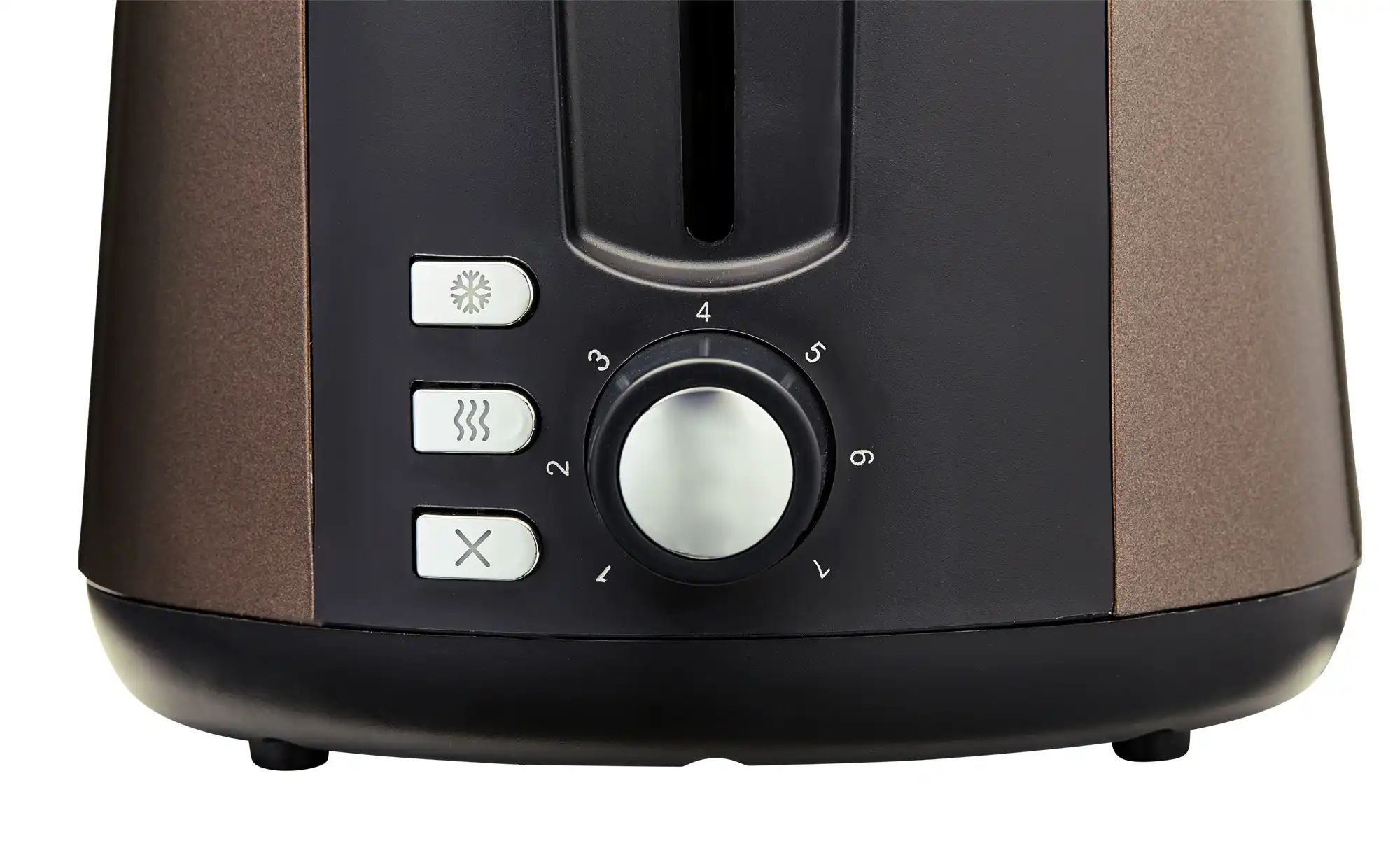 Thumbnail - KHG Toaster  TO-806(MMS) ¦ braun ¦ Kunststoff ¦ Maße (cm): B: 28,1 H: 17,6 T: 17.6 Elektrokleingeräte > Toaster - Höffne...