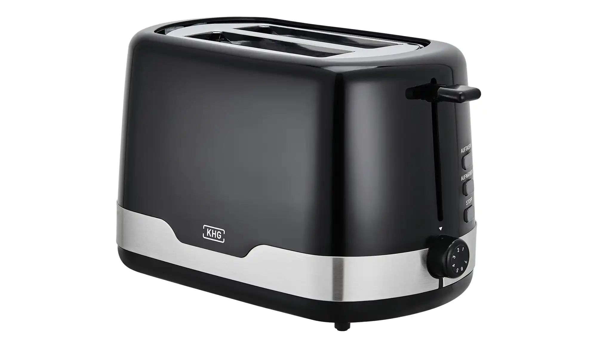 KHG Toaster  TO-857 SE2 ¦ schwarz ¦ Metall,Edelstahl,Kunststoff ¦ Maße (cm) günstig online kaufen