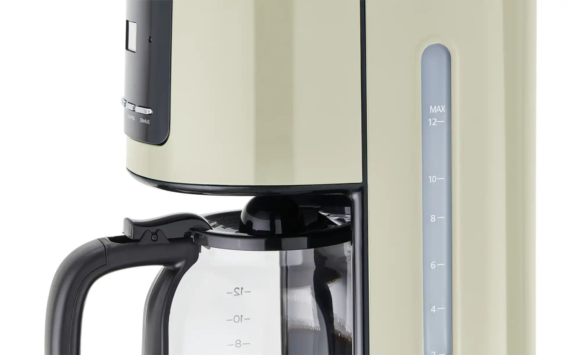 Thumbnail - KHG Kaffeeautomat  KA-184 (C) ¦ creme ¦ Metall,Glas,Kunststoff ¦ Maße (cm): B: 17,5 H: 36,5 T: 23.5 Elektrokleingeräte >...