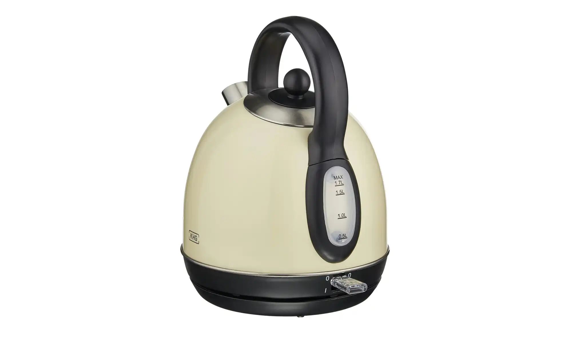 KHG Wasserkocher  WK-1711 (C) ¦ creme ¦ Kunststoff,Metall lackiert,Edelstah günstig online kaufen