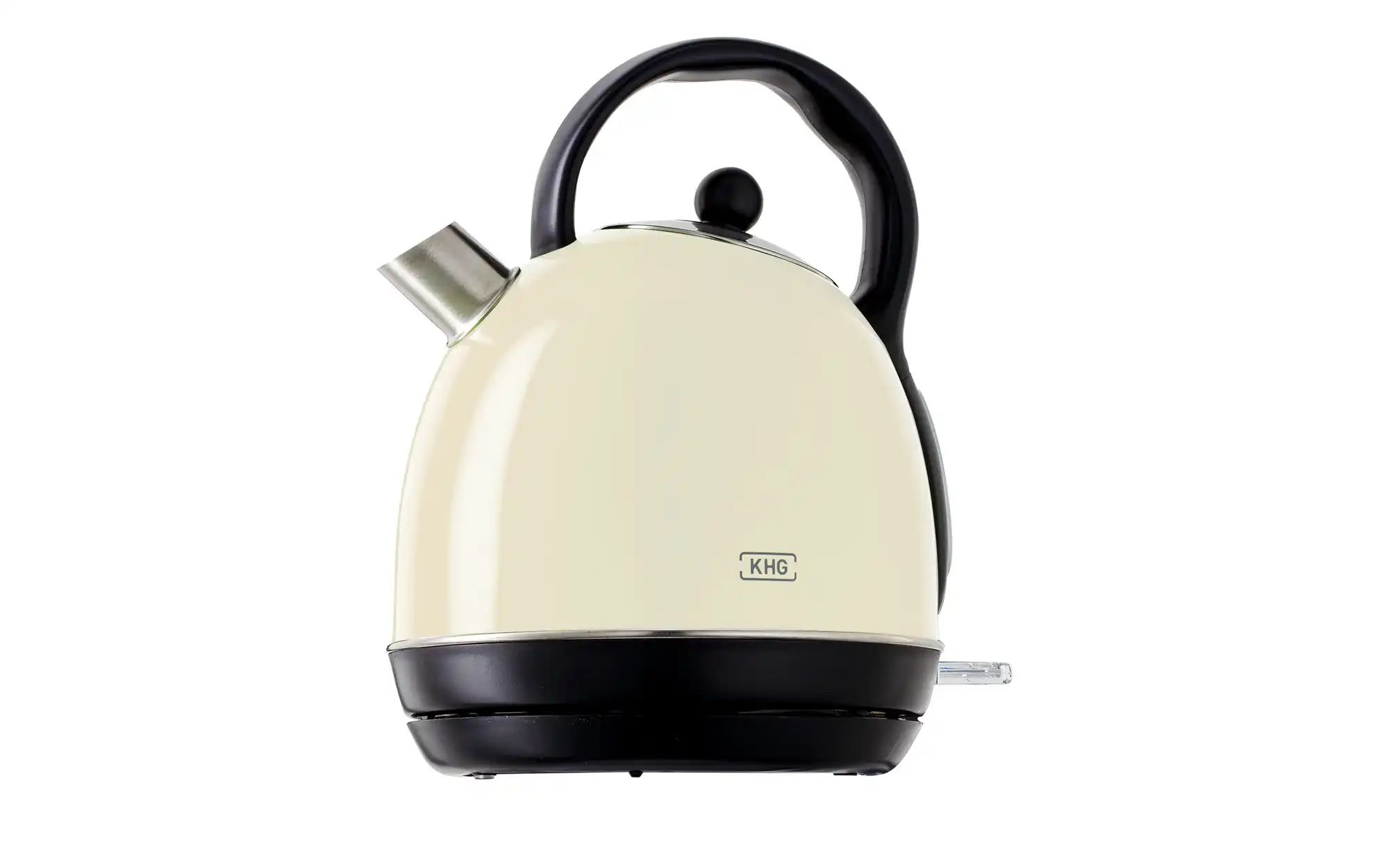 KHG Wasserkocher  WK-1711 (C) ¦ creme ¦ Kunststoff,Metall lackiert,Edelstah günstig online kaufen