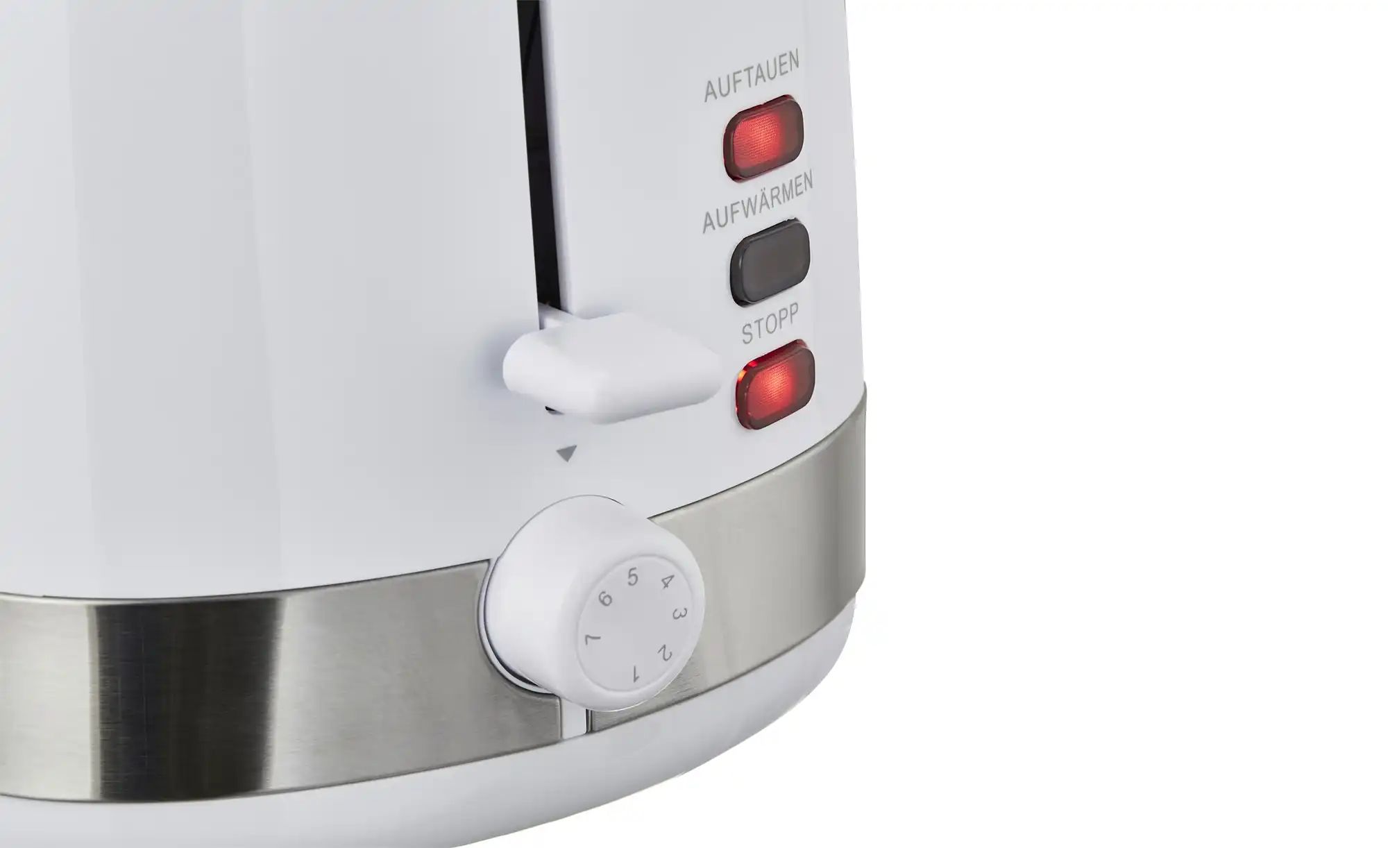 Thumbnail - KHG Toaster TO-857 WE2 ¦ weiß ¦ Metall,Edelstahl,Kunststoff ¦ Maße (cm): B: 30 H: 18 T: 16.5 Elektrokleingeräte > Toast...