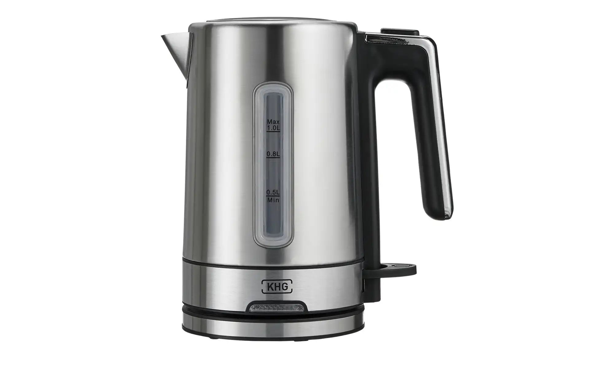 KHG Wasserkocher  WK-105 ES ¦ silber ¦ Kunststoff,Edelstahl ¦ Maße (cm): B: günstig online kaufen