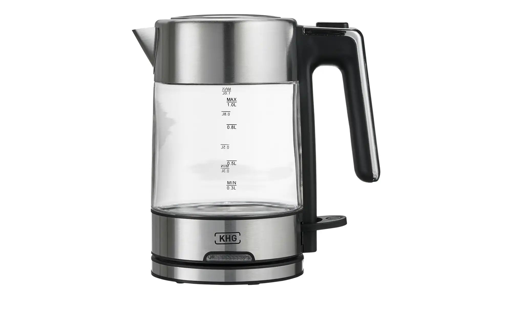 KHG Wasserkocher  WK-106 GE ¦ silber ¦ Edelstahl,Kunststoff,Glas ¦ Maße (cm günstig online kaufen