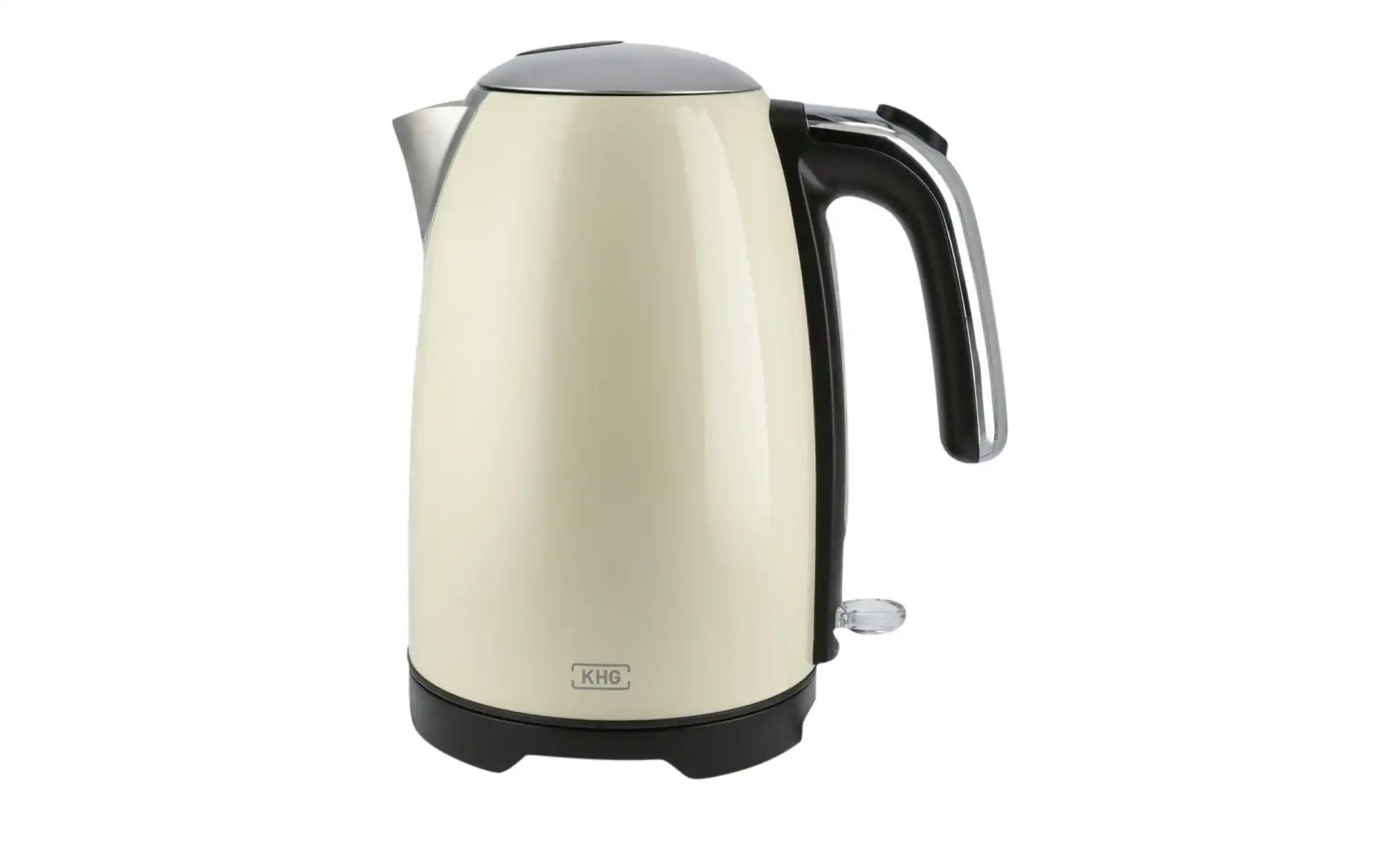 KHG Wasserkocher  WK-1714 CE ¦ creme ¦ Edelstahl,Kunststoff ¦ Maße (cm): B: günstig online kaufen