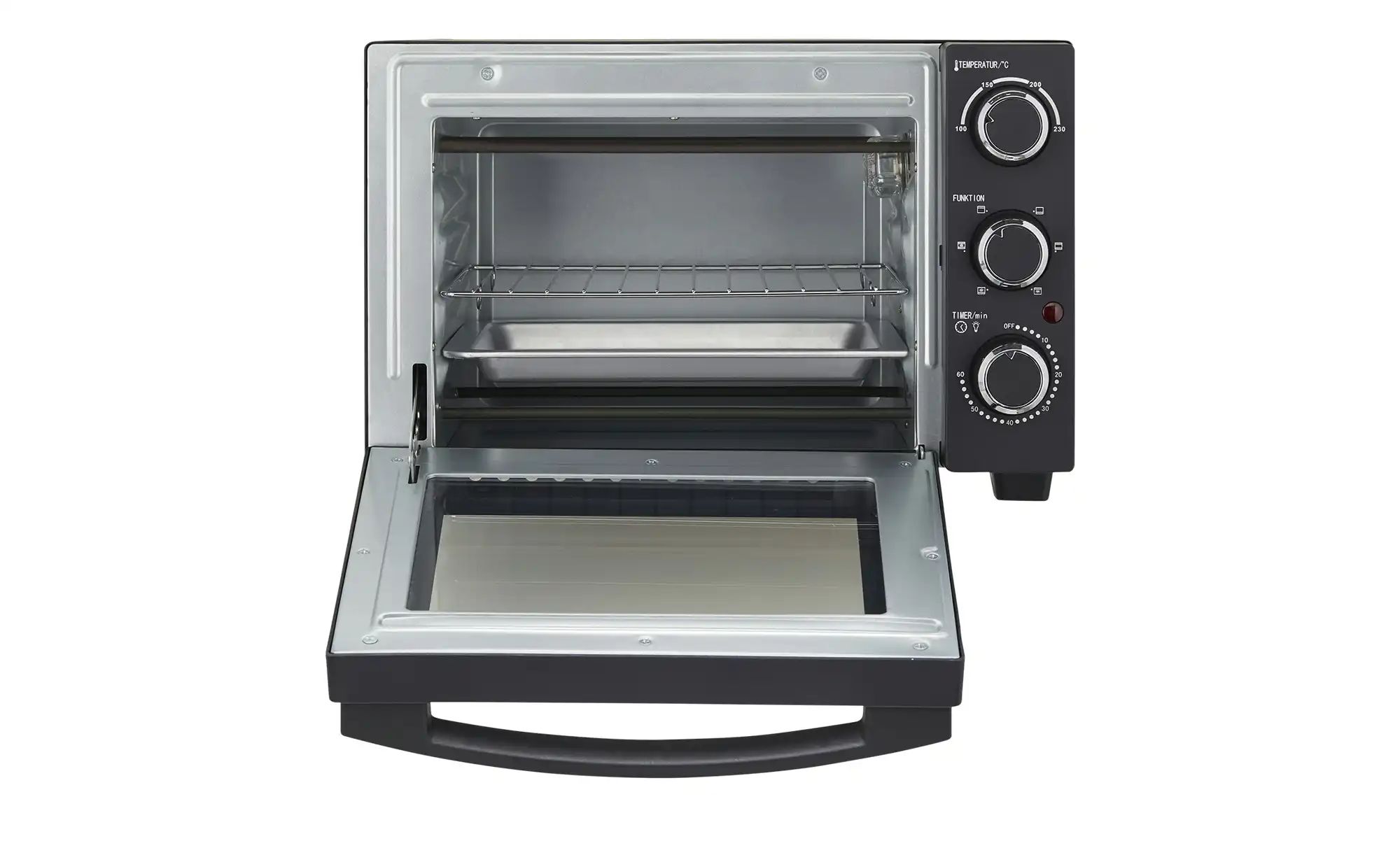 Thumbnail - KHG Minibackofen  MBO-15S ¦ schwarz ¦ Metall,Glas,Kunststoff ¦ Maße (cm): B: 40,4 H: 26,5 T: 35.0 Elektrokleingeräte > B...