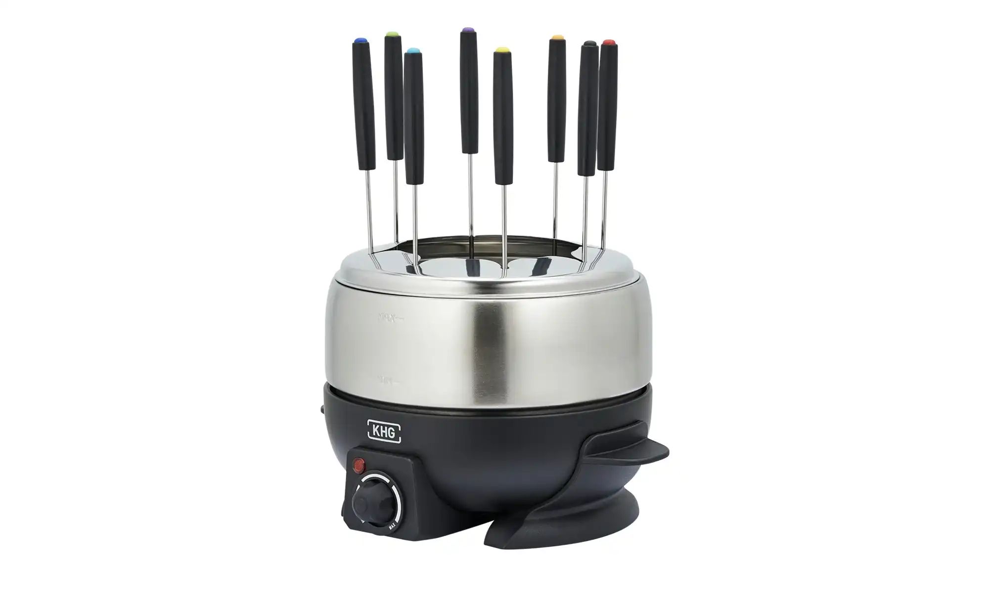 Thumbnail - KHG Elektrofondue FO-800SE ¦ silber ¦ Maße (cm): B: 25,5 H: 16,5 T: 21.0 Elektrokleingeräte > Backen - Höffner