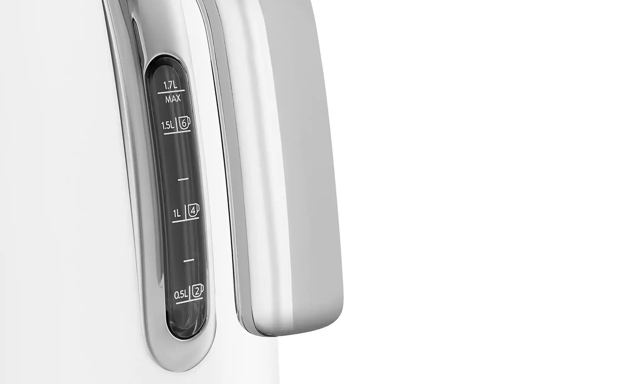 smeg Wasserkocher  KLF03WHMEU ¦ weiß ¦ Edelstahl ¦ Maße (cm): B: 22,3 H: 24 günstig online kaufen