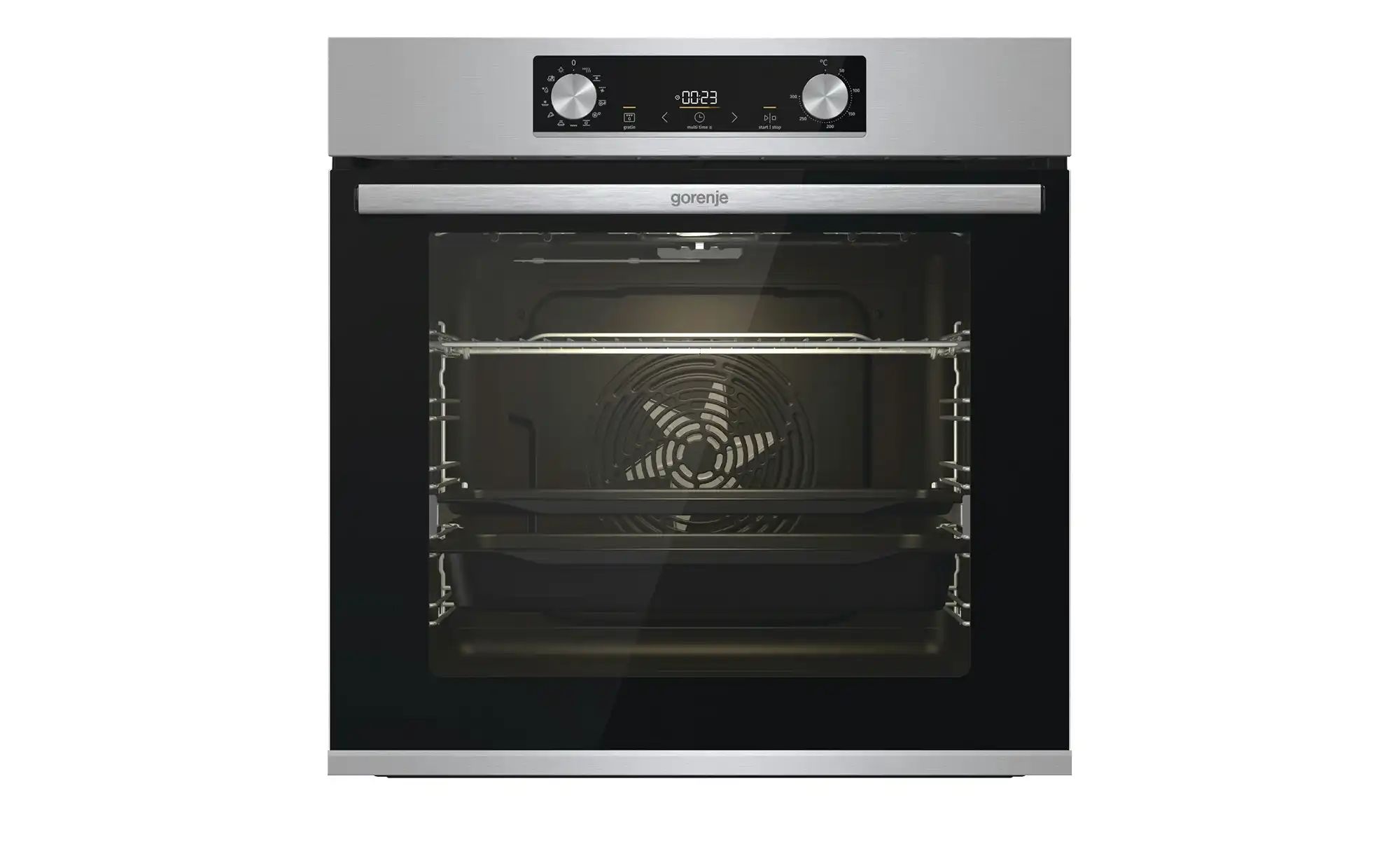 gorenje Einbau-Backofen  BOS6737E13X ¦ schwarz ¦ Metall lackiert,Edelstahl, günstig online kaufen