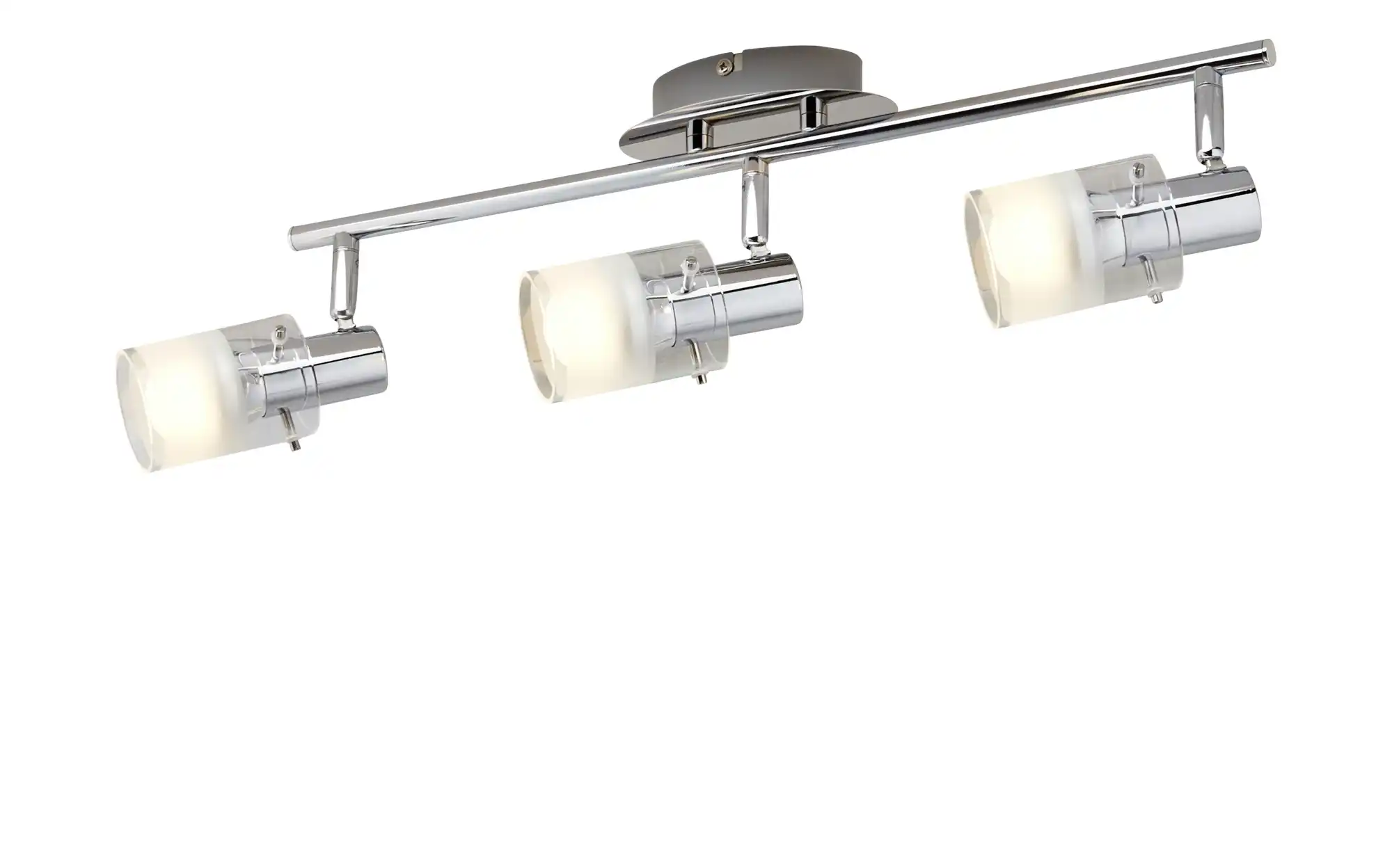KHG LED- Deckenstrahler, 3-flammig mit Glas ¦ silber Lampen & Leuchten > Innenleuchten > Deckenleuchten - Höffner