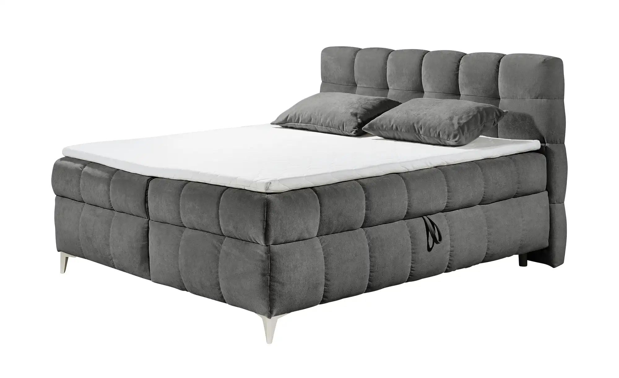 Boxbett mit Bettkasten Kylie ¦ grau ¦ Maße (cm): B: 190 H: 116 Betten > Polsterbetten - Höffner